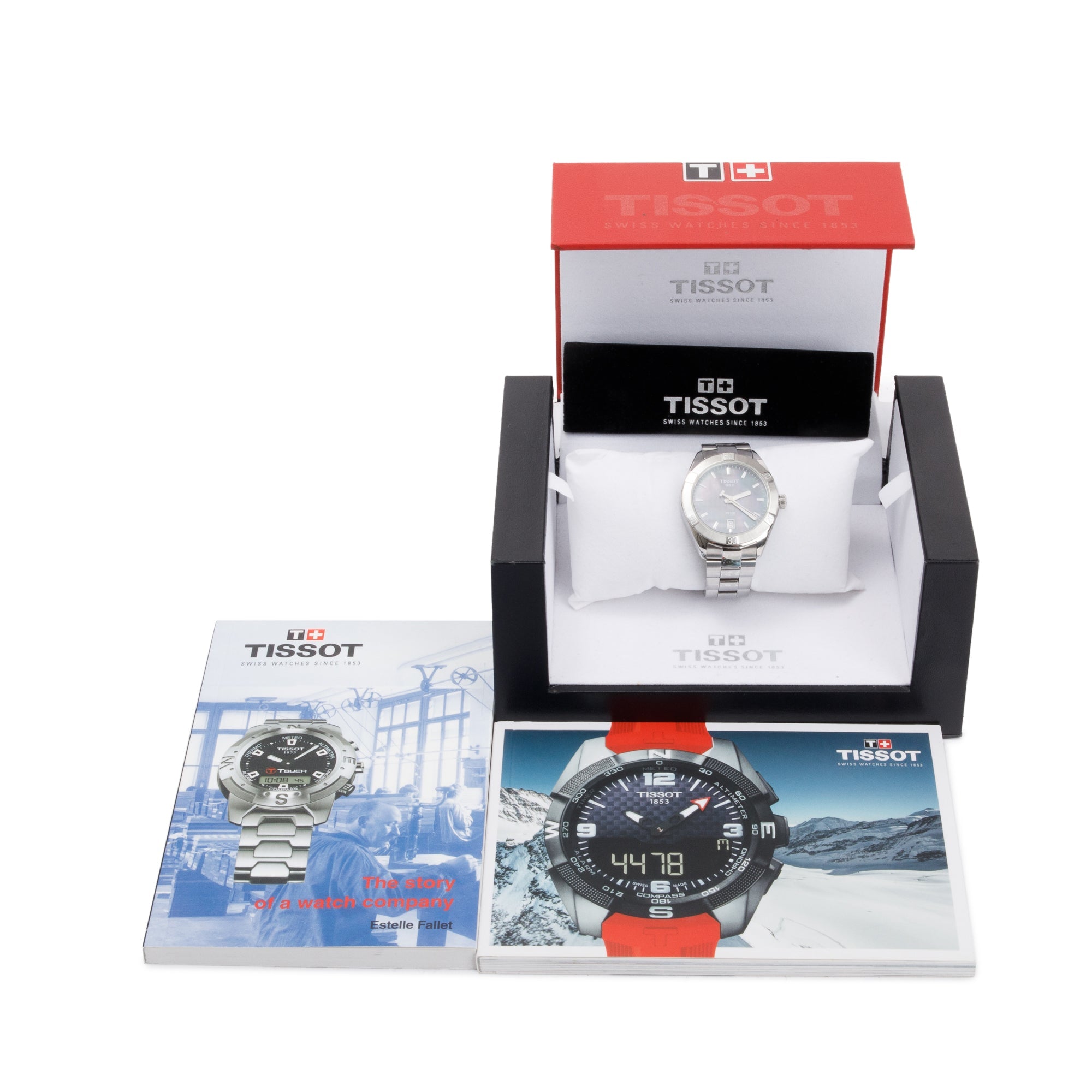 Tissot Stainless Steel PR 100 Sport Chic 36 MM Quartz Watch w/ Box