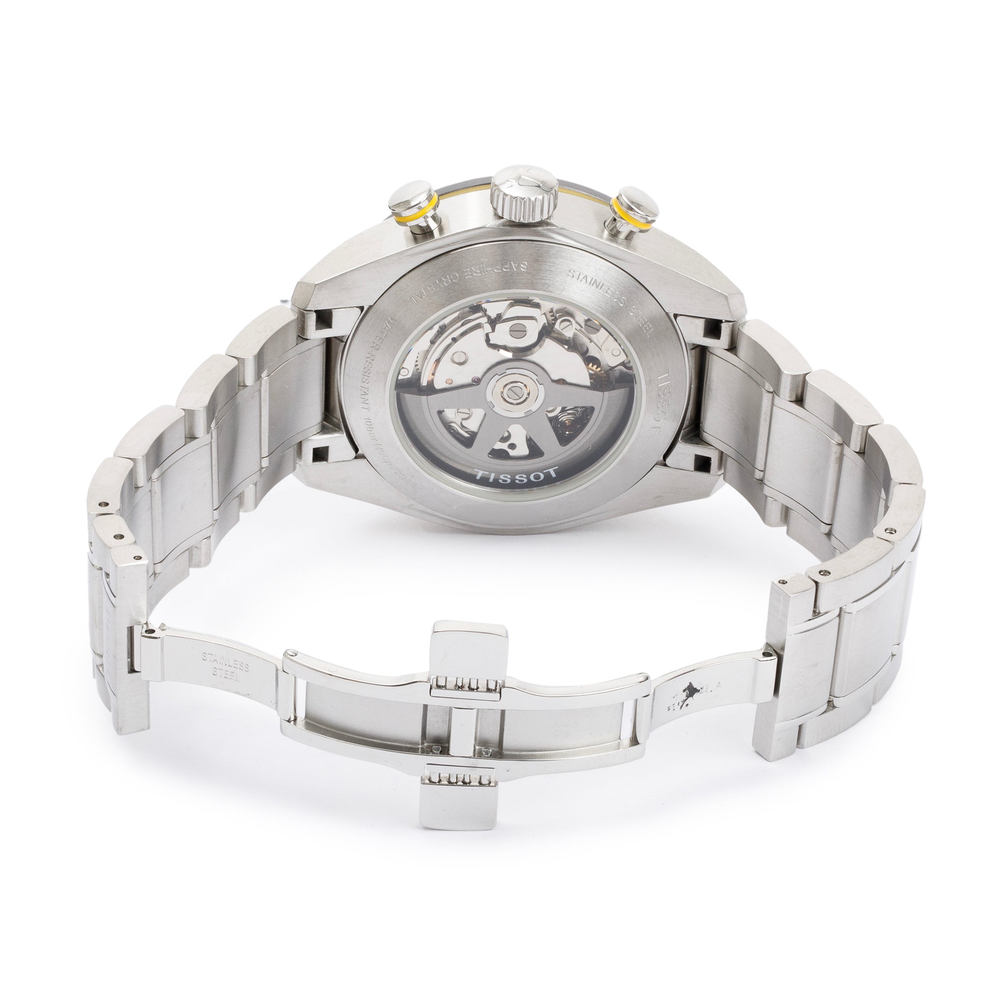 Tissot Stainless Steel PRS 516 45 MM Automatic Chronograph Watch w/ Box & Papers