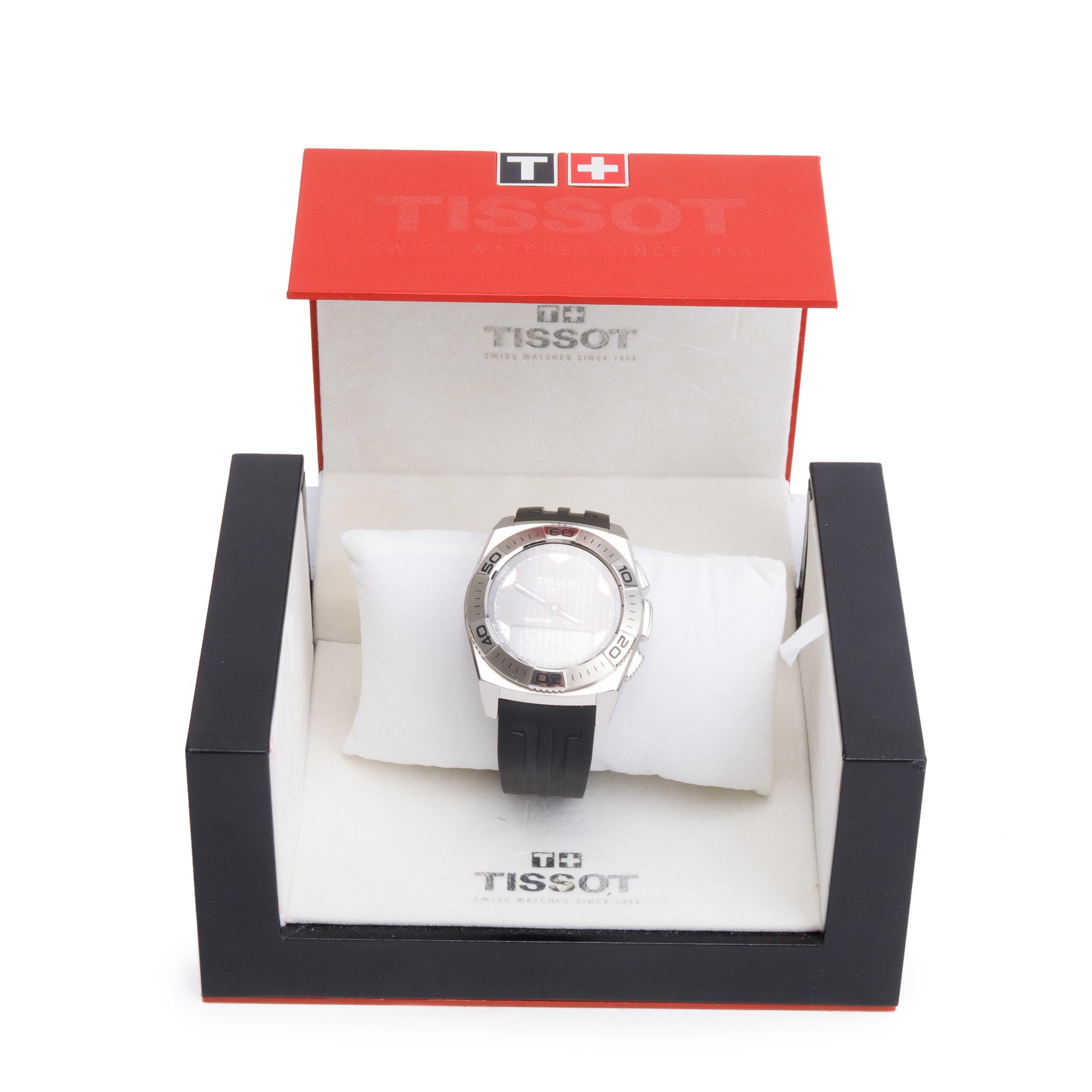 Tissot Stainless Steel Racing T-Touch 43 MM Watch w/ Box