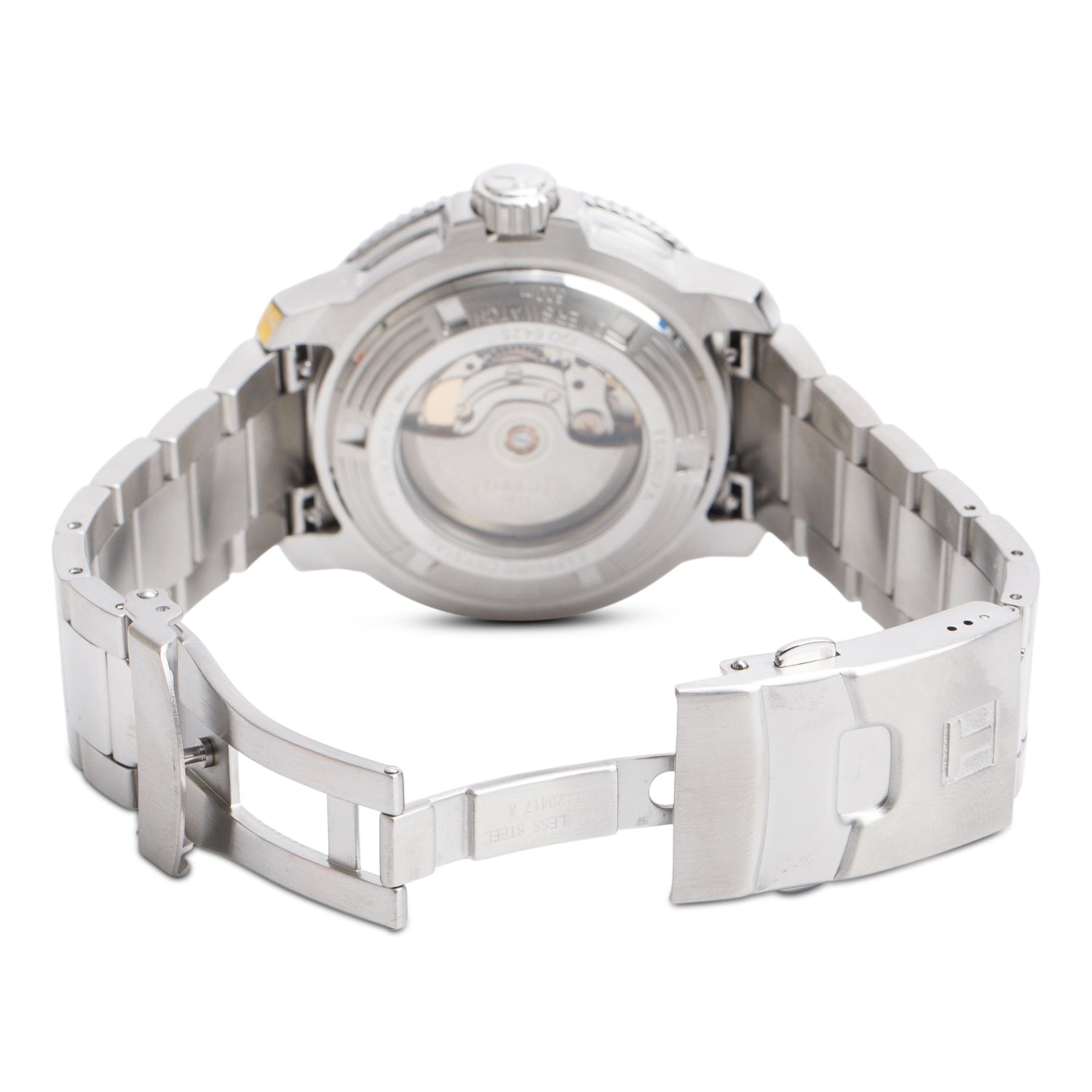 Tissot Stainless Steel Seastar 2000 Professional Powermatic 80 46 MM Automatic Watch Blue Black Dial w/ Box