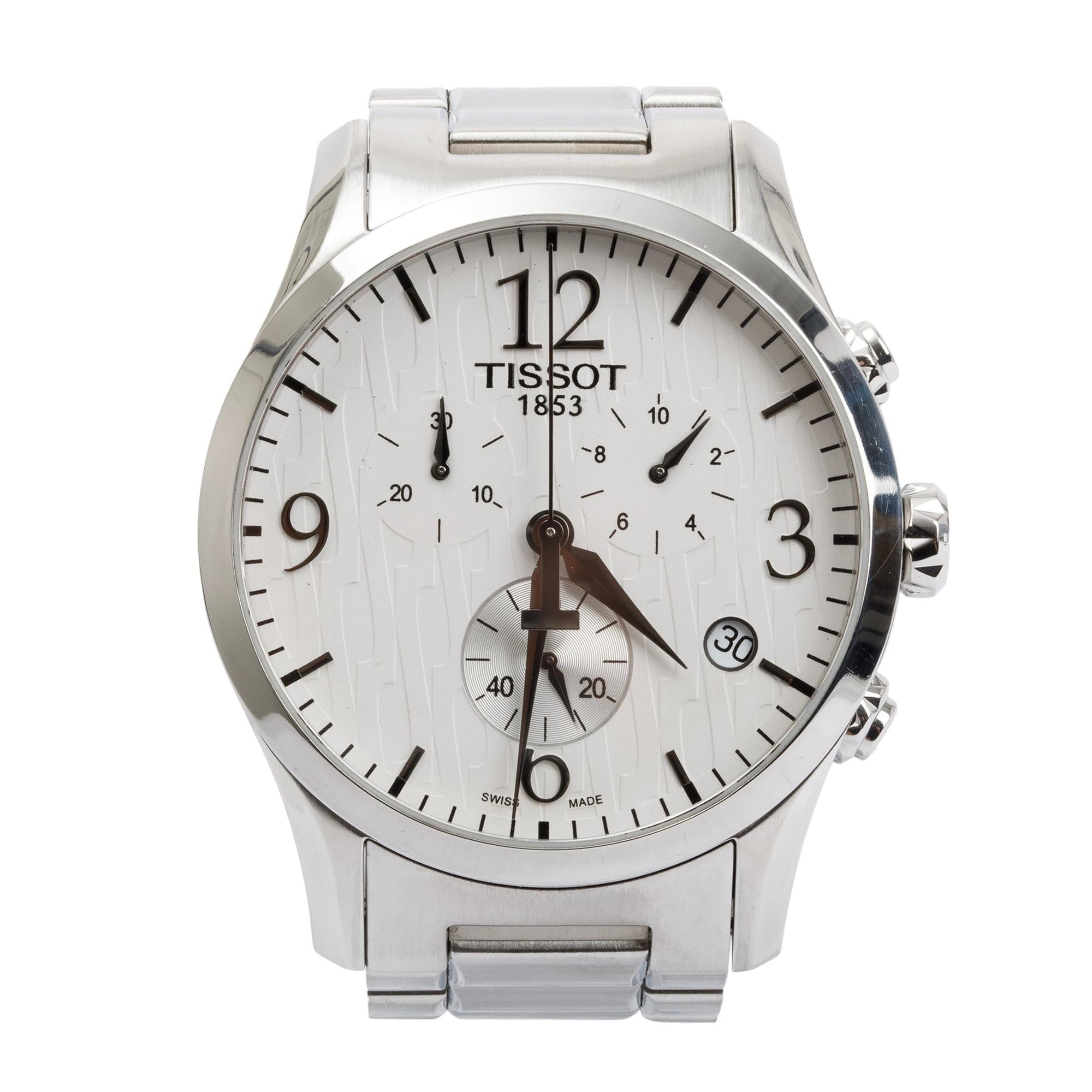 Tissot Stainless Steel Stylis-T 42 MM Chronograph Quartz Watch