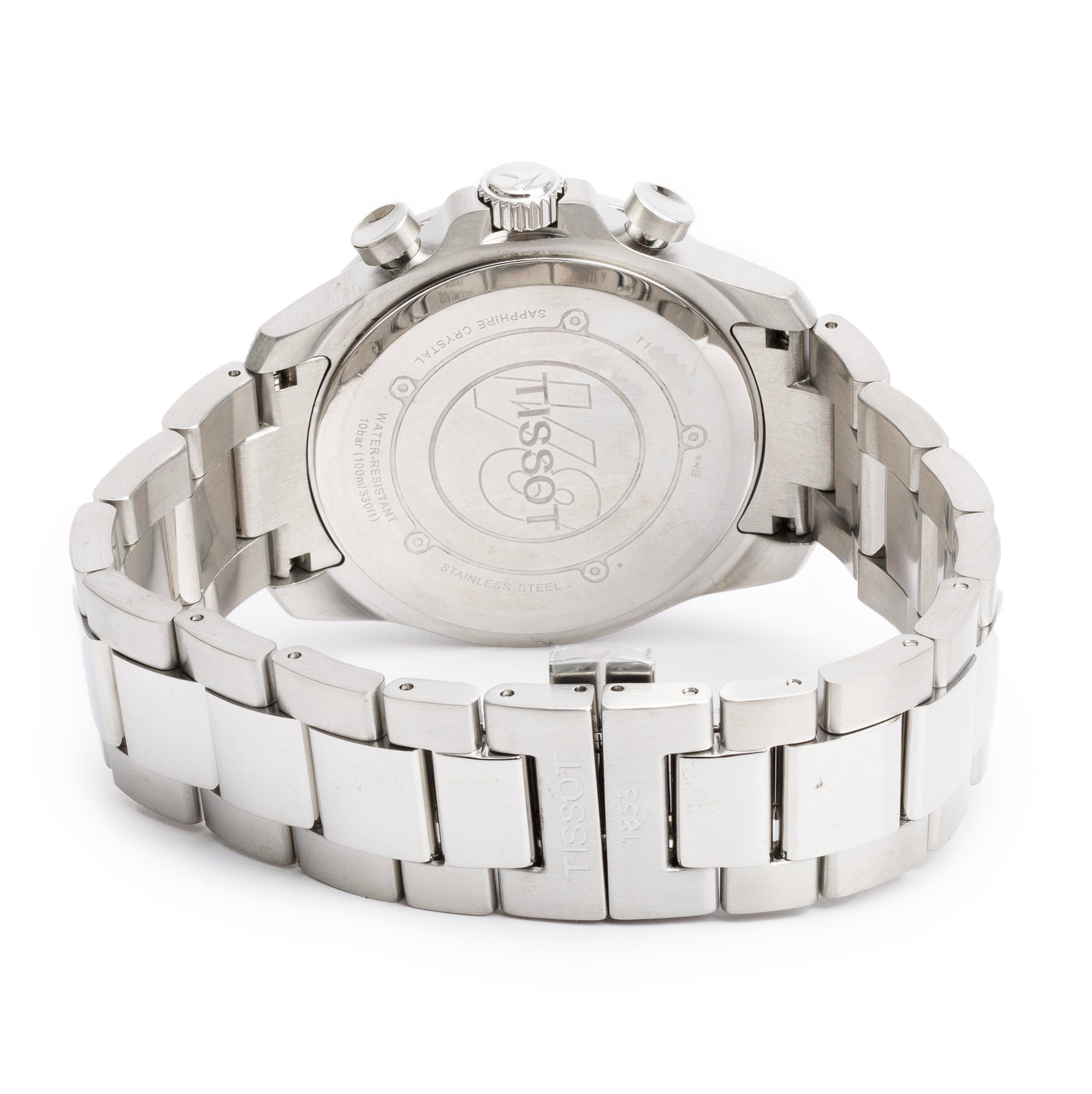Tissot Stainless Steel T-Sport 42.5 MM Chronograph V8 Quartz Watch w/ Box