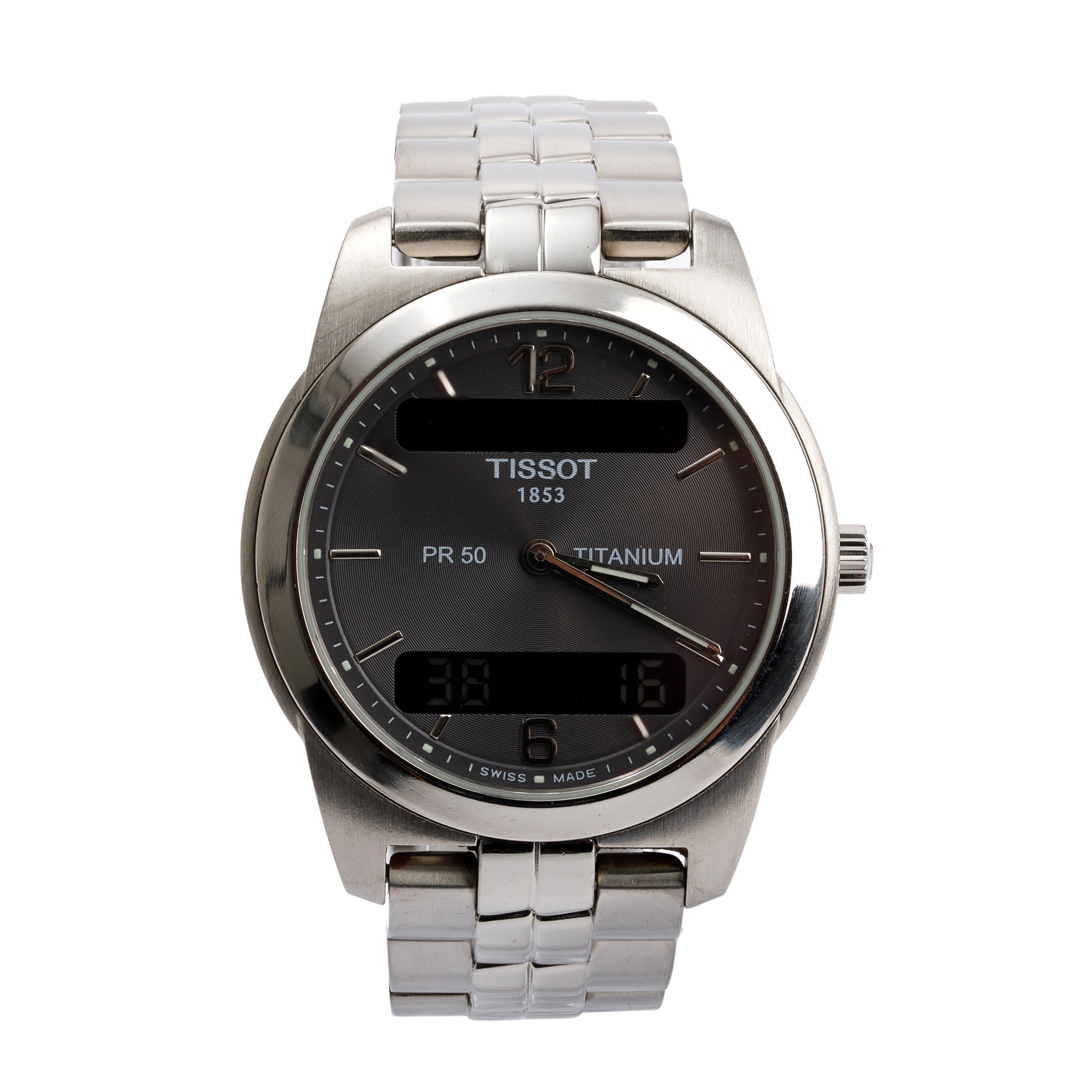 Tissot Titanium PR-50 38MM Quartz Watch w/ Box