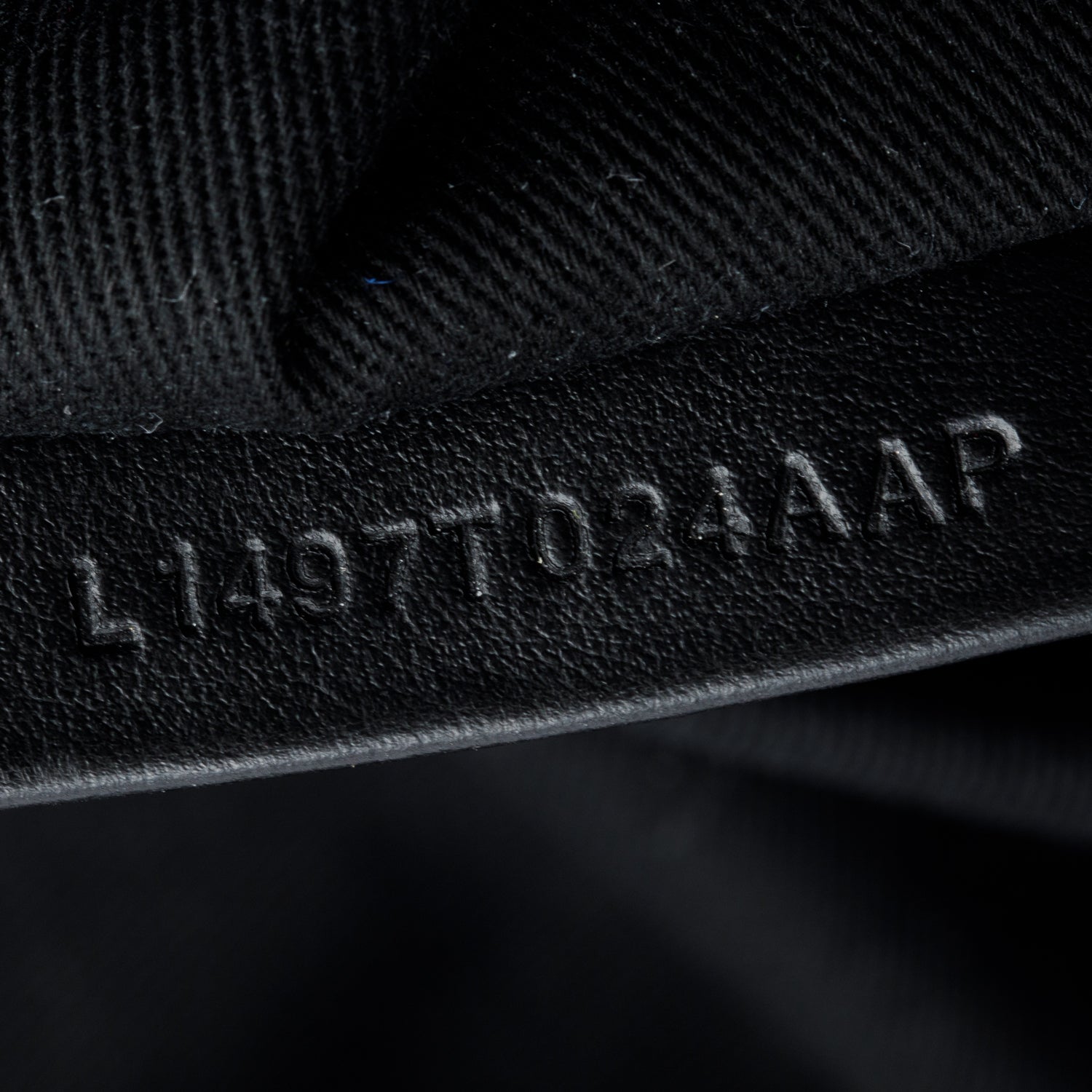 Tom Ford Black Canvas Leather Trim Logo Print Small Tote