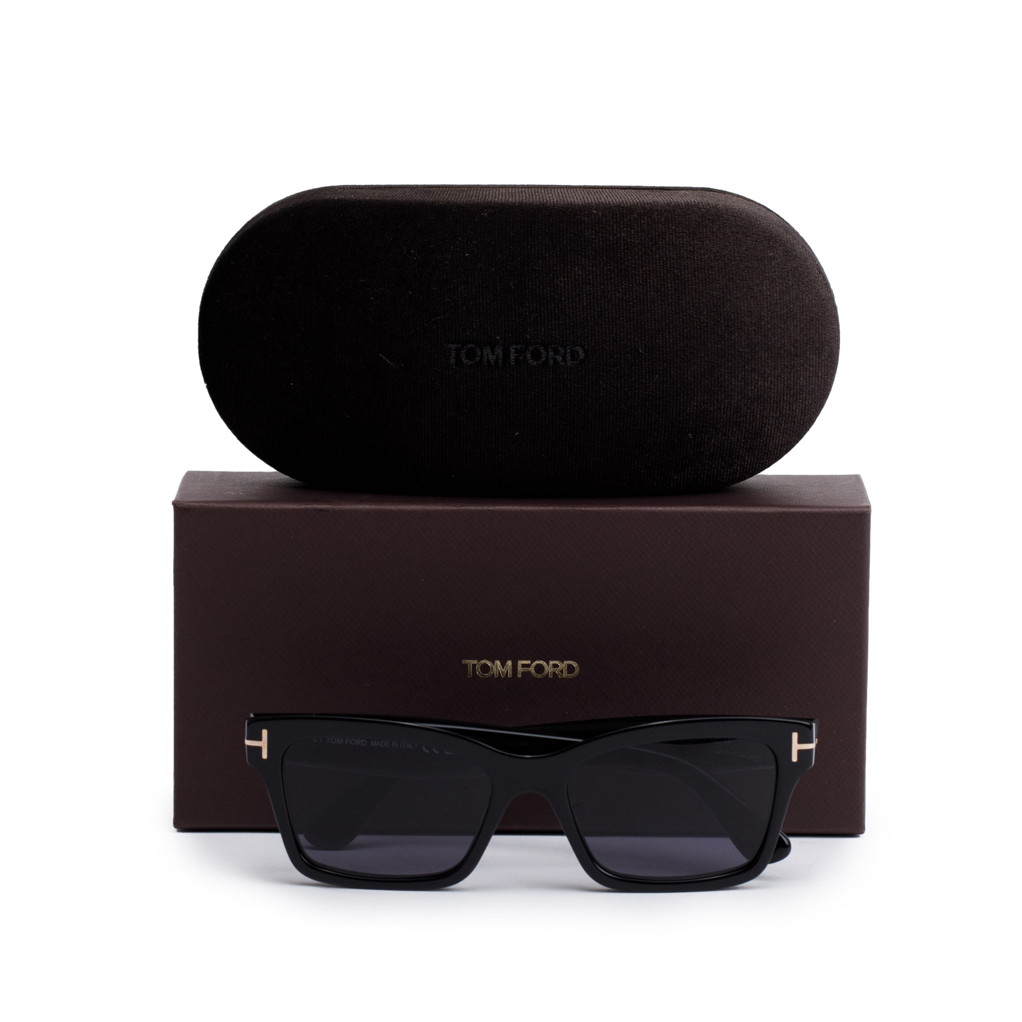 Tom Ford TF1085 Mikel Square Sunglasses w/ Box & Case