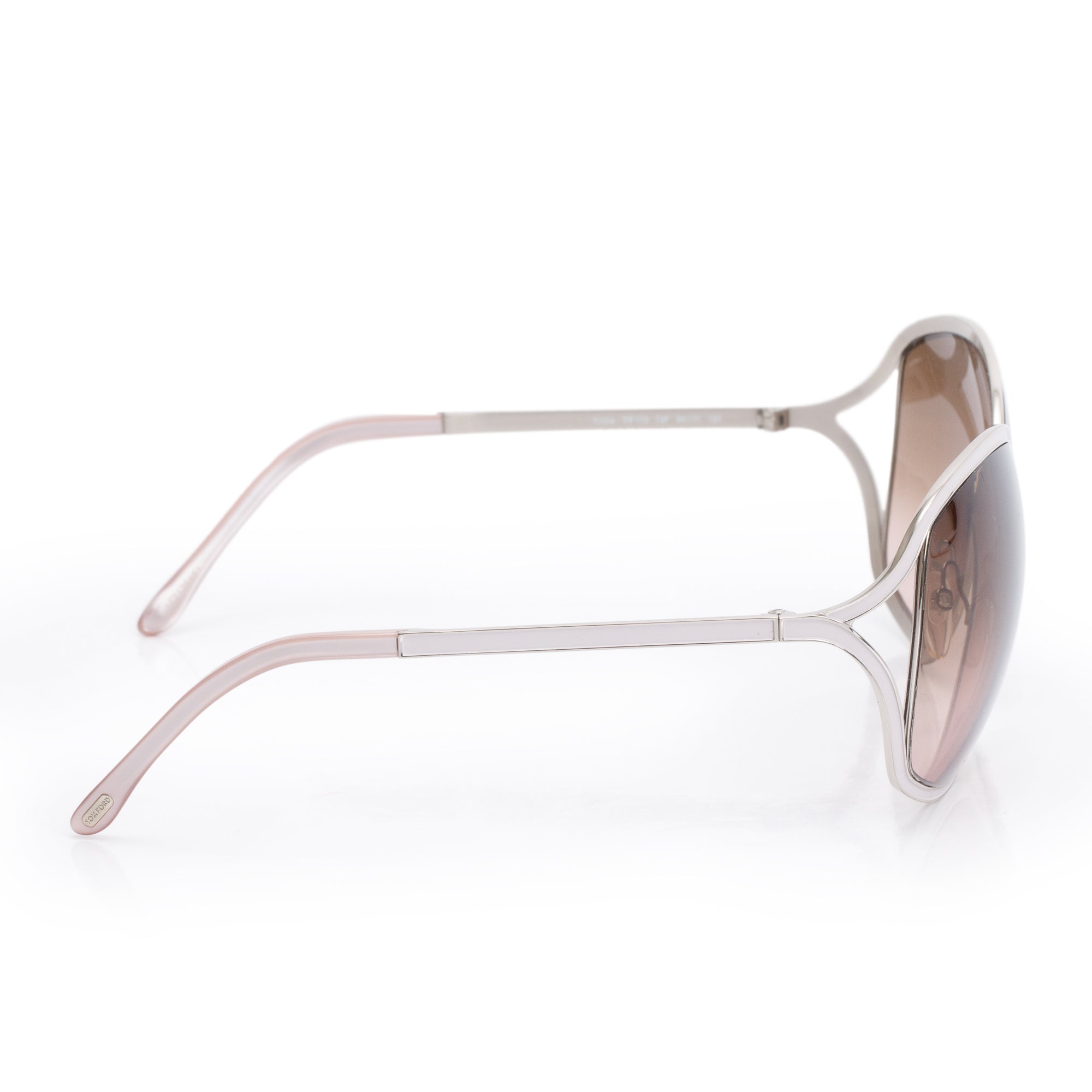 Tom Ford TF179 Rickie Silver Tone Enamel Sunglasses w/ Case