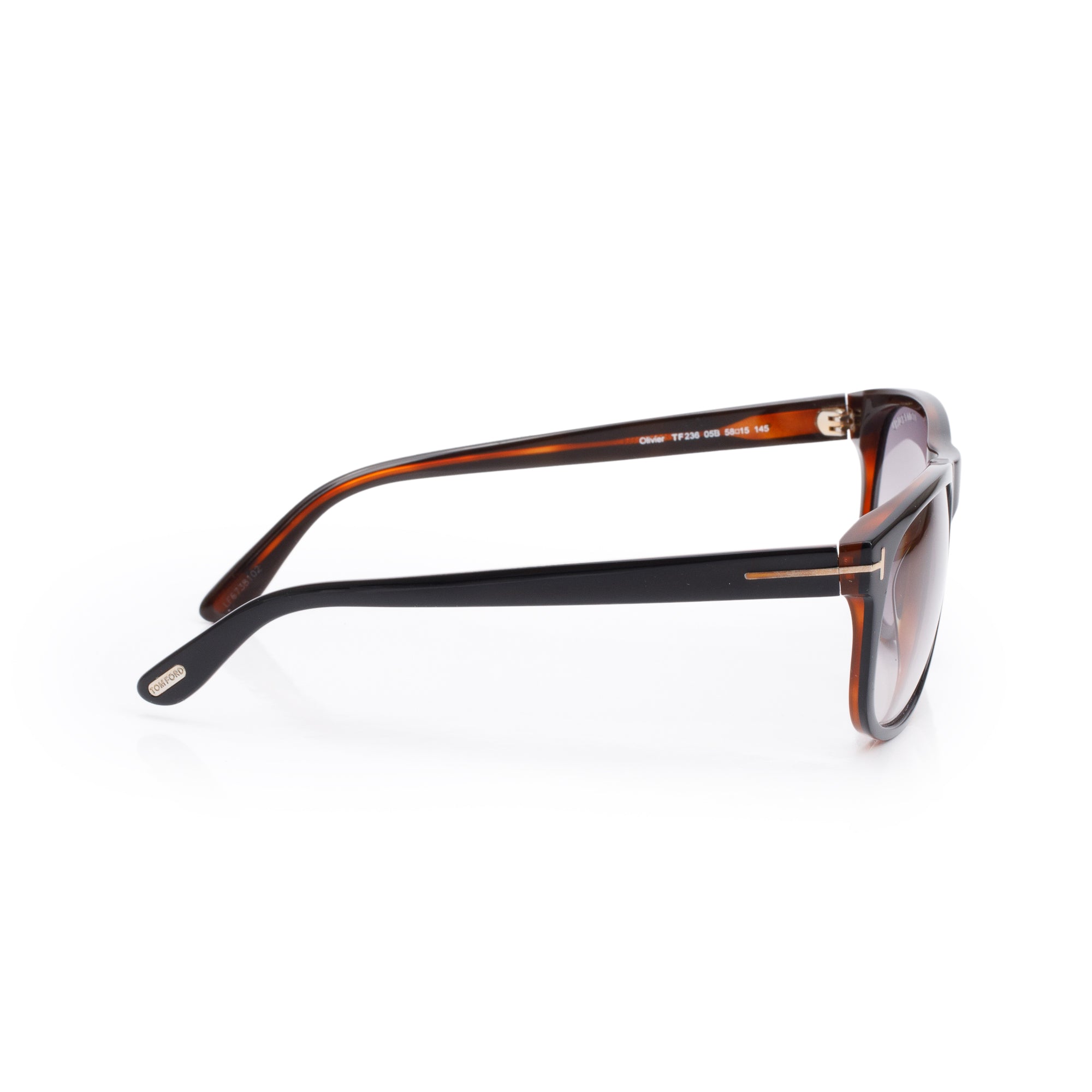 Tom Ford TF236 Brown Acetate Olivier Polarized Sunglasses