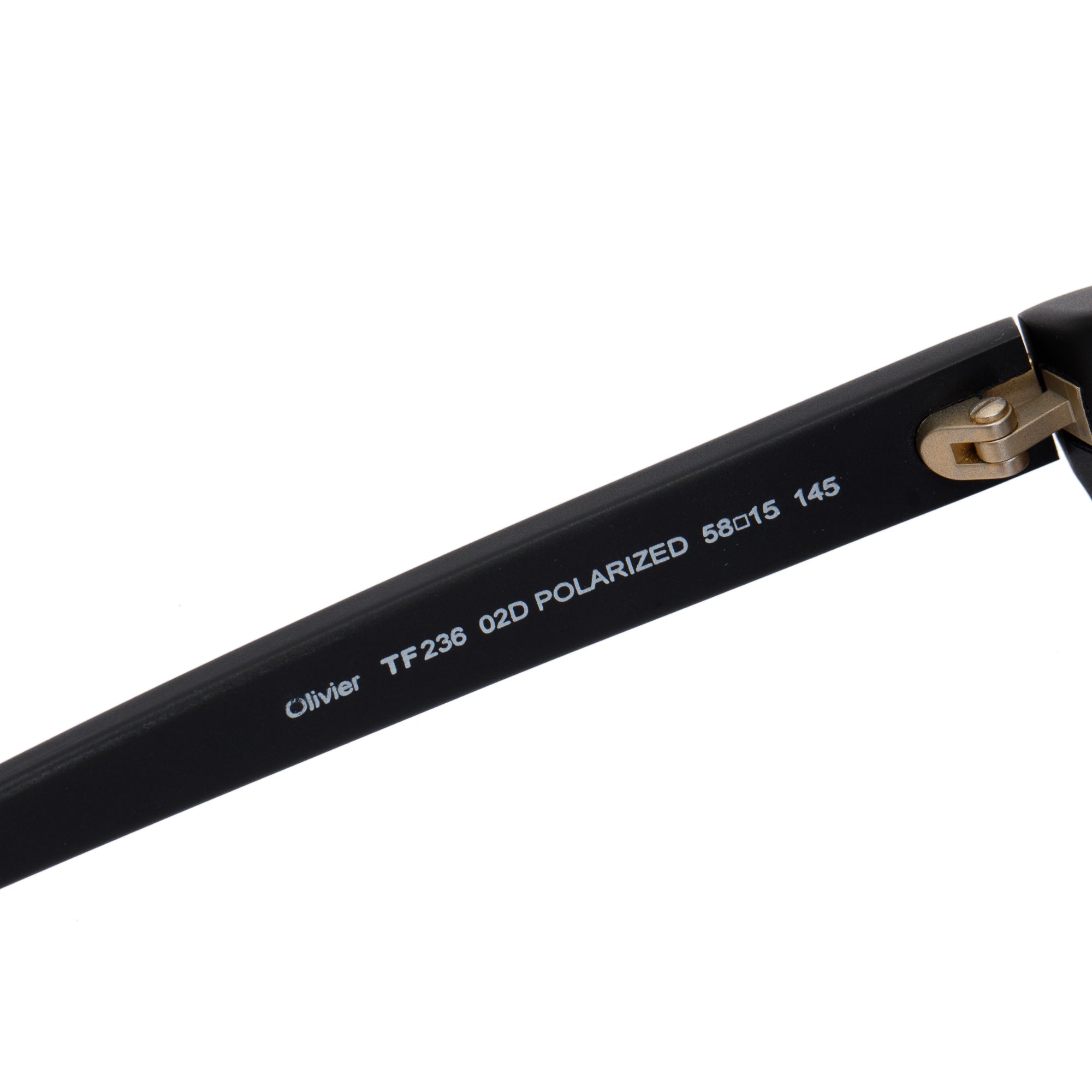 Tom Ford TF236 Matte Black Acetate Olivier Polarized Sunglasses w/ Box & Case