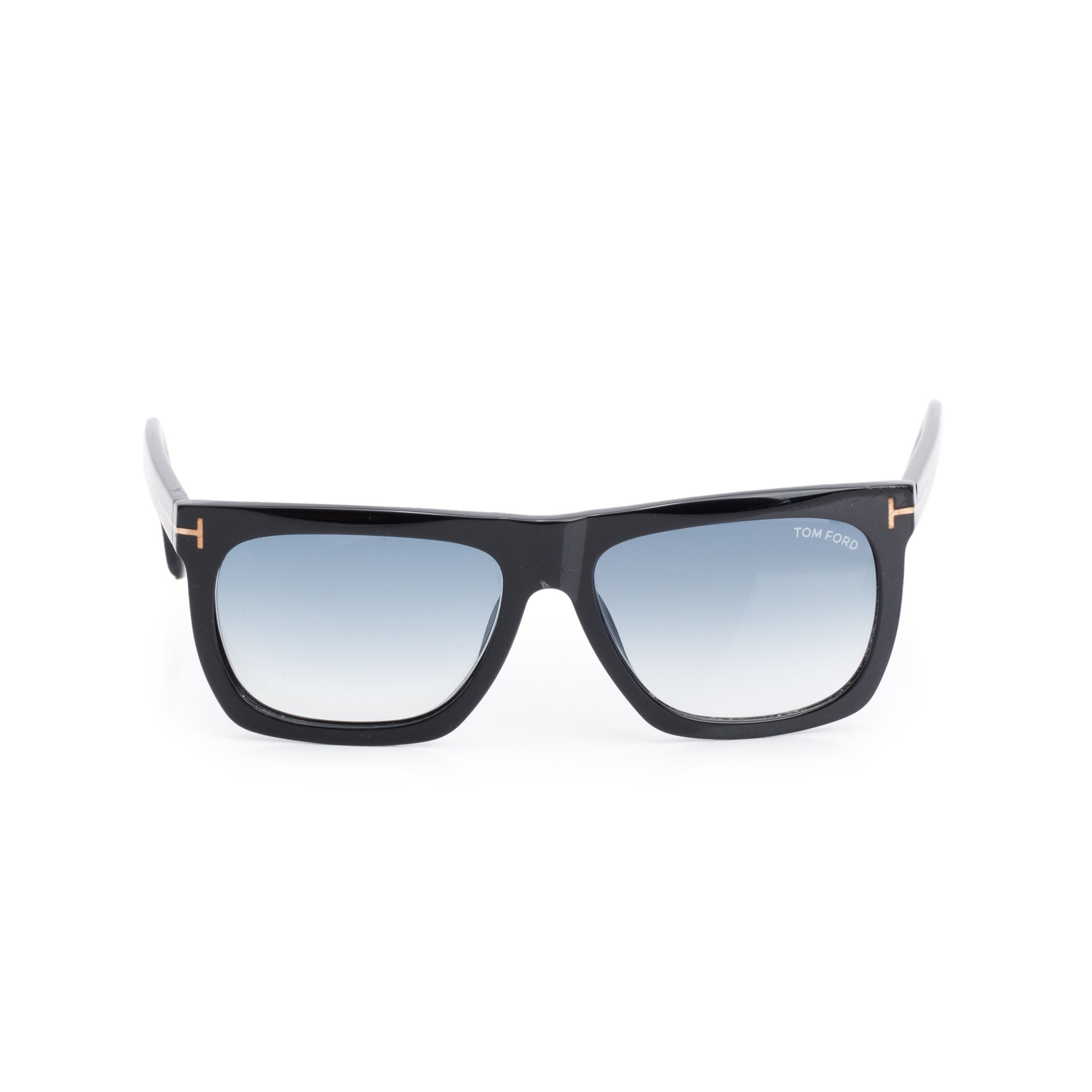 Tom Ford TF513 Black Acetate Morgan Rectangular Sunglasses