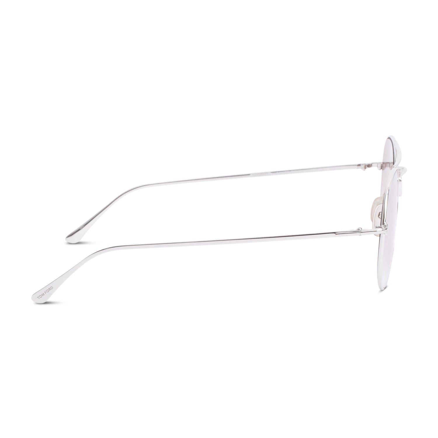 Tom Ford TF551 Silver Tone Metal Ace-02 Aviator Sunglasses