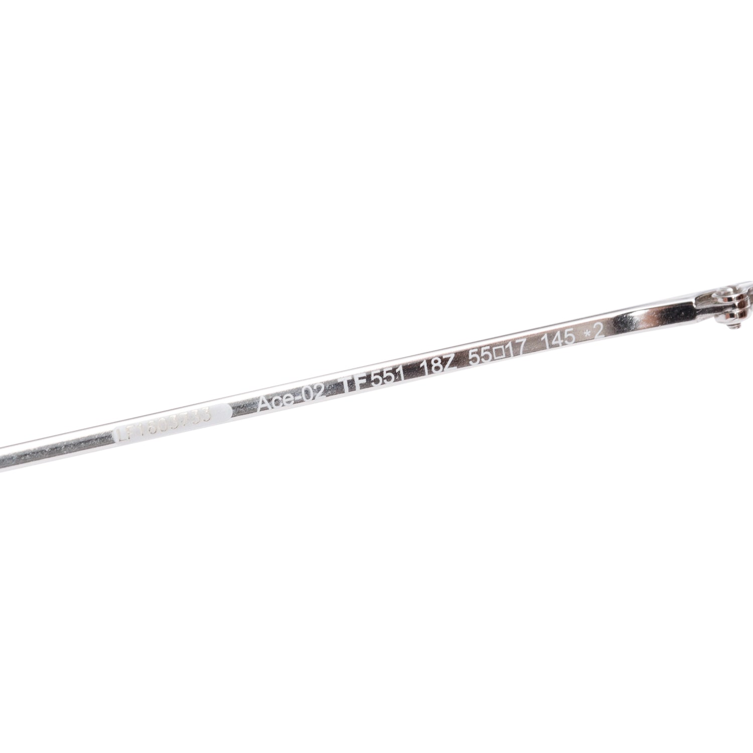 Tom Ford TF551 Silver Tone Metal Ace-02 Aviator Sunglasses