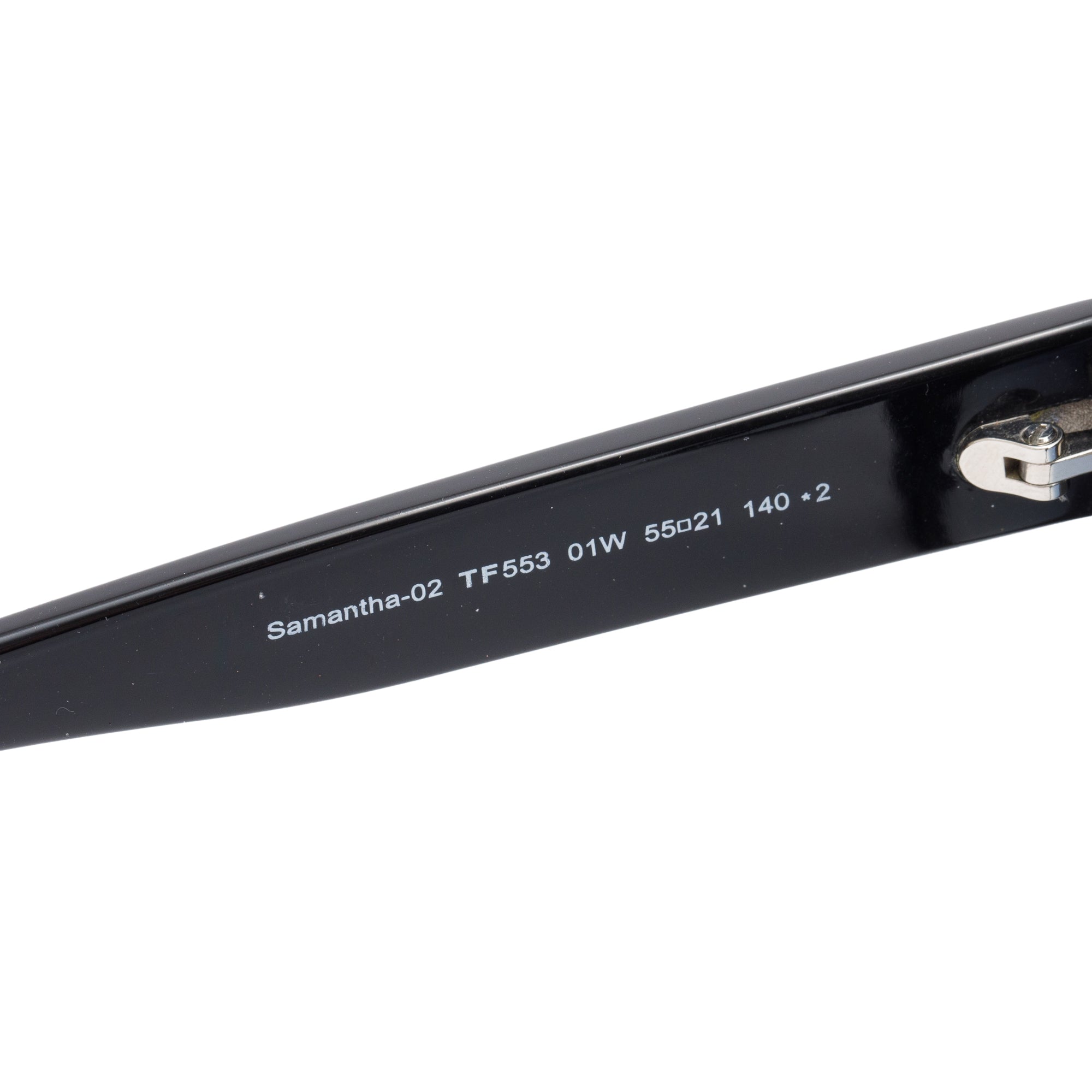 Tom Ford TF553 Black Acetate Samantha-02 Cat-Eye Sunglasses w/ Case