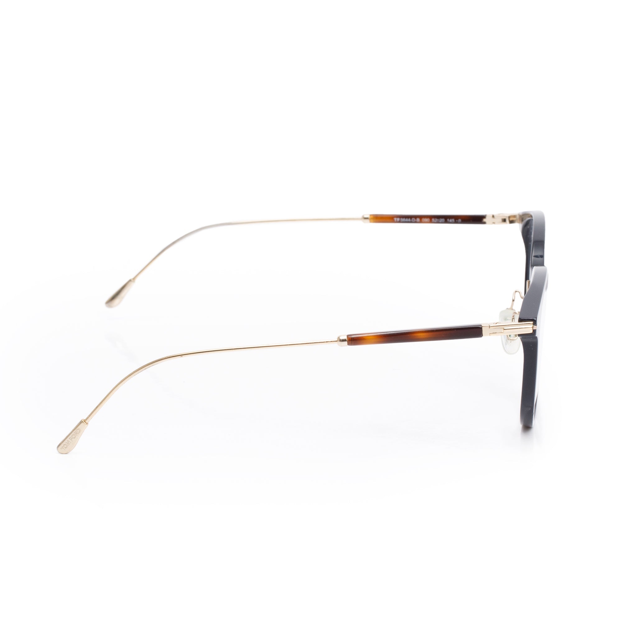 Tom Ford TF5644-D-B Black/Havana Acetate Optical Frame Eyeglasses