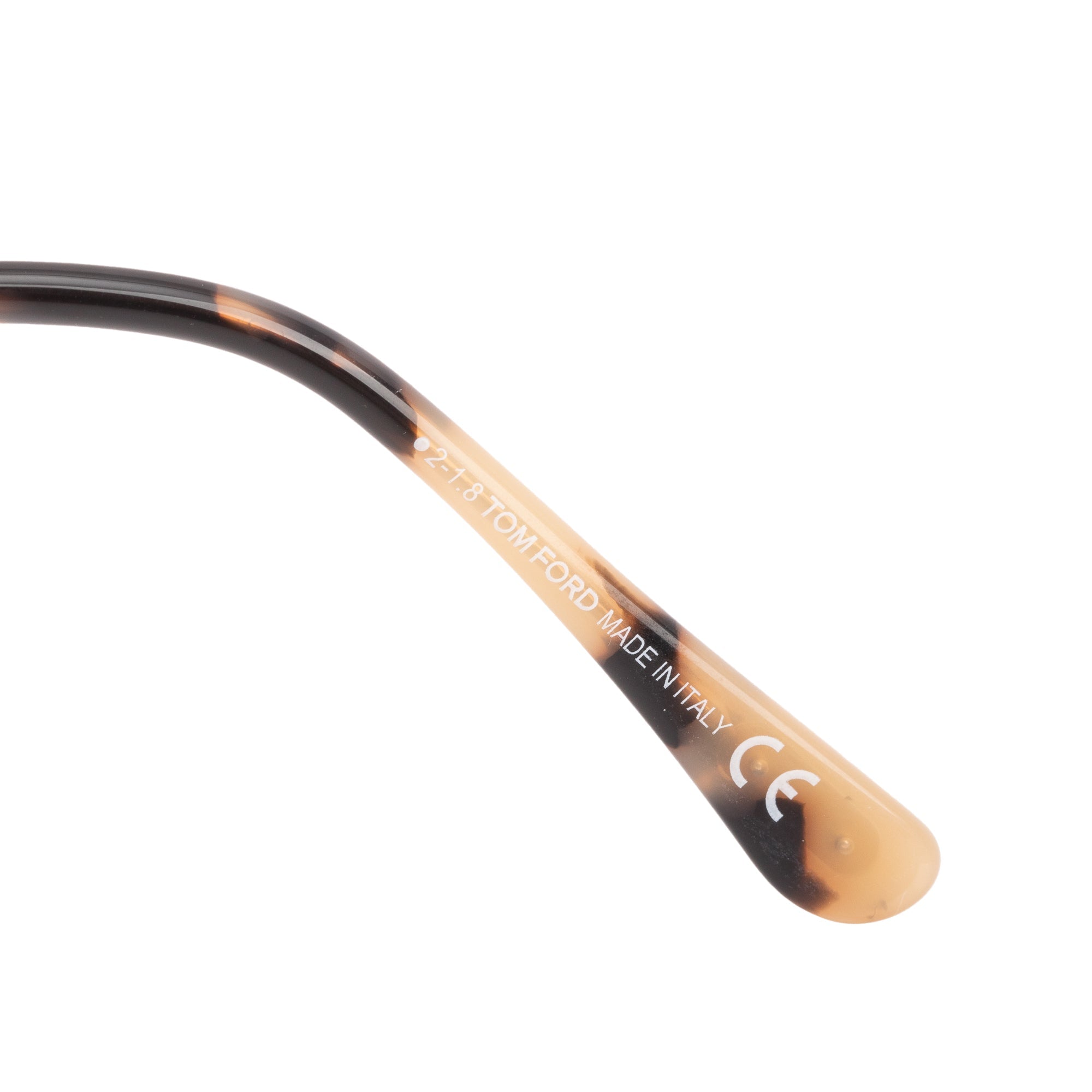 Tom Ford TF604 Sascha-02 Gold-Tone Metal Sunglasses w/ Case
