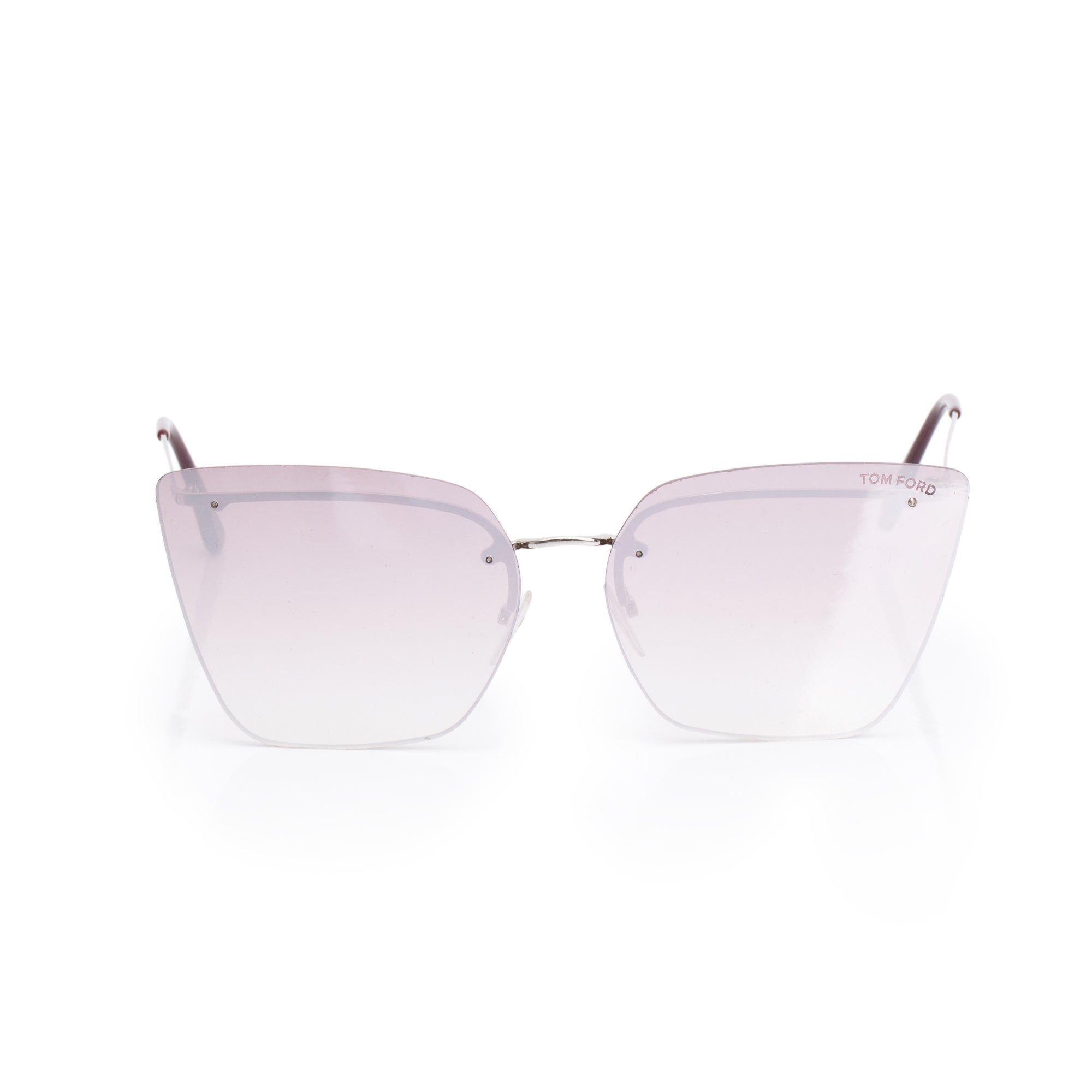 Tom Ford TF682 Camilla-02 Frameless Butterfly Sunglasses w/ Case
