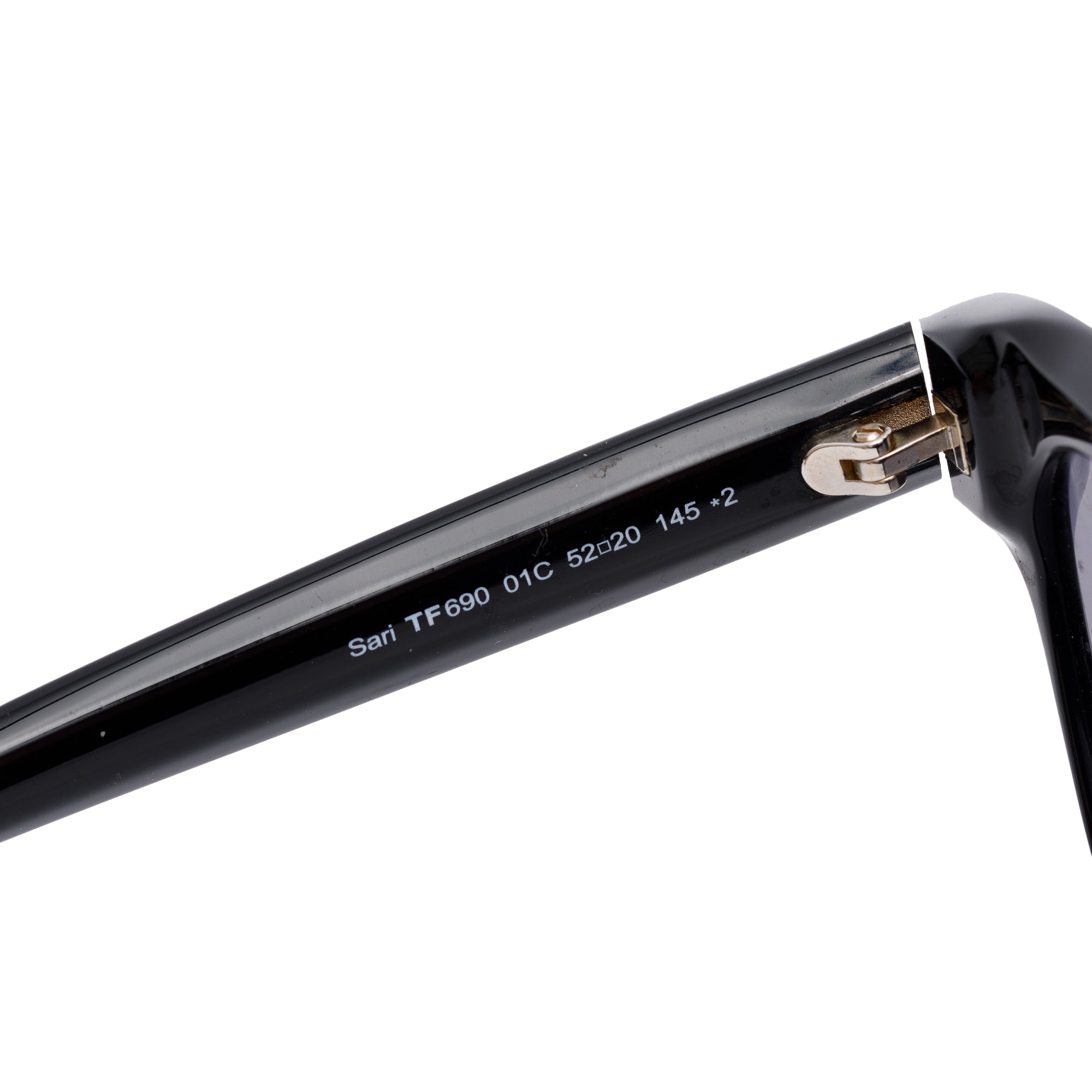 Tom Ford TF690 Sari Square Mirrored Sunglasses w/ Box & Case