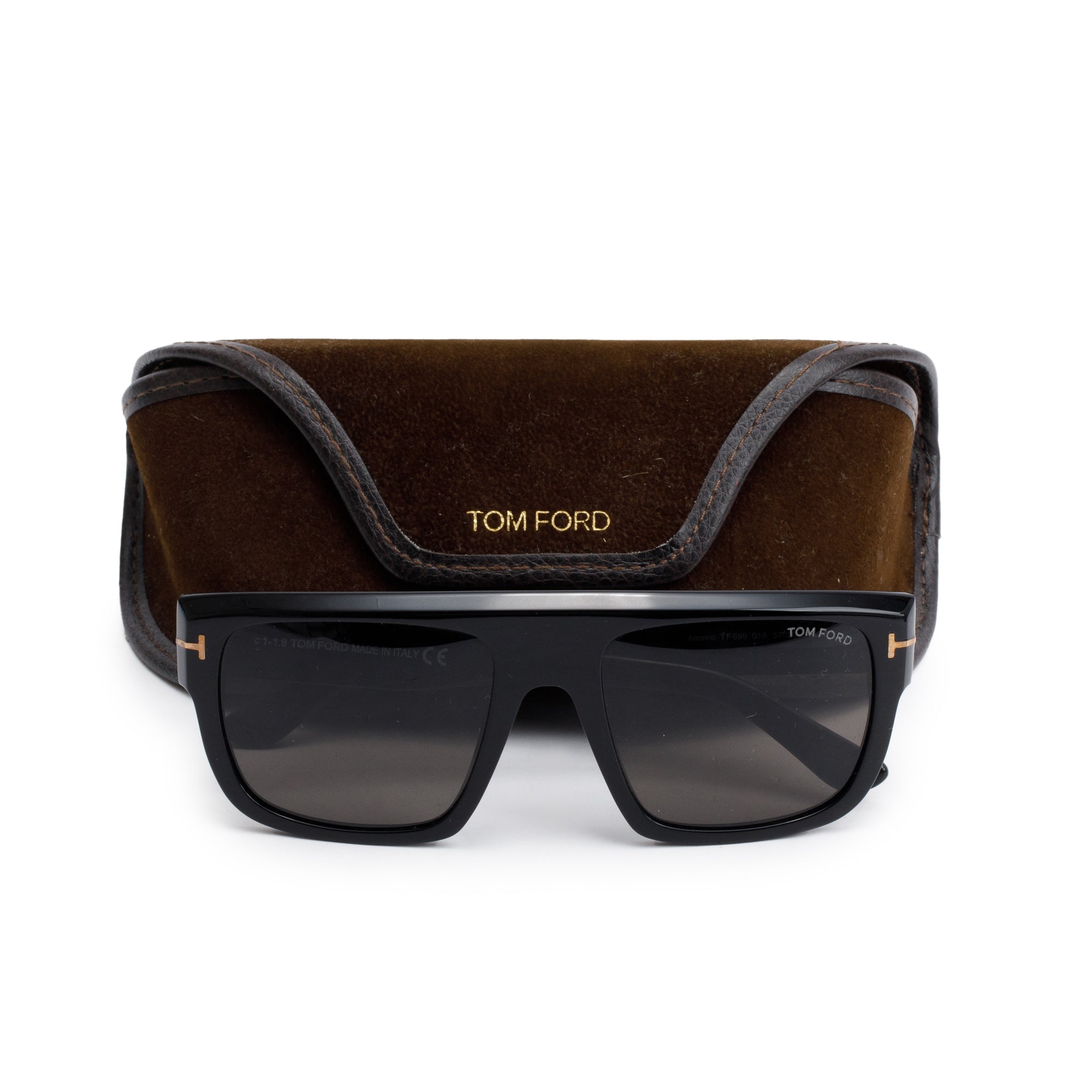 Tom Ford TF699 Alessio Square Sunglasses w/ Case
