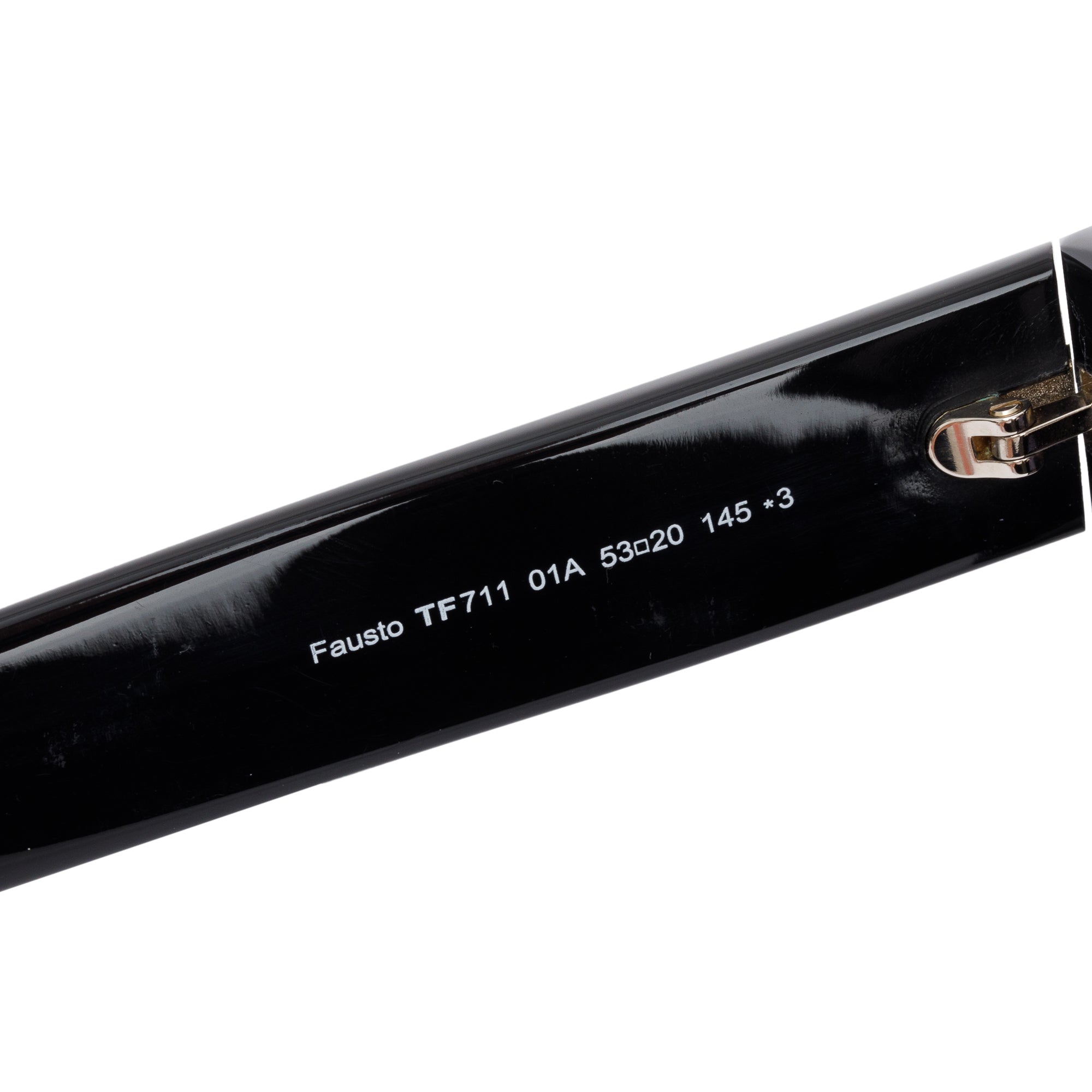 Tom Ford TF711 Black Acetate Fausto Square Sunglasses