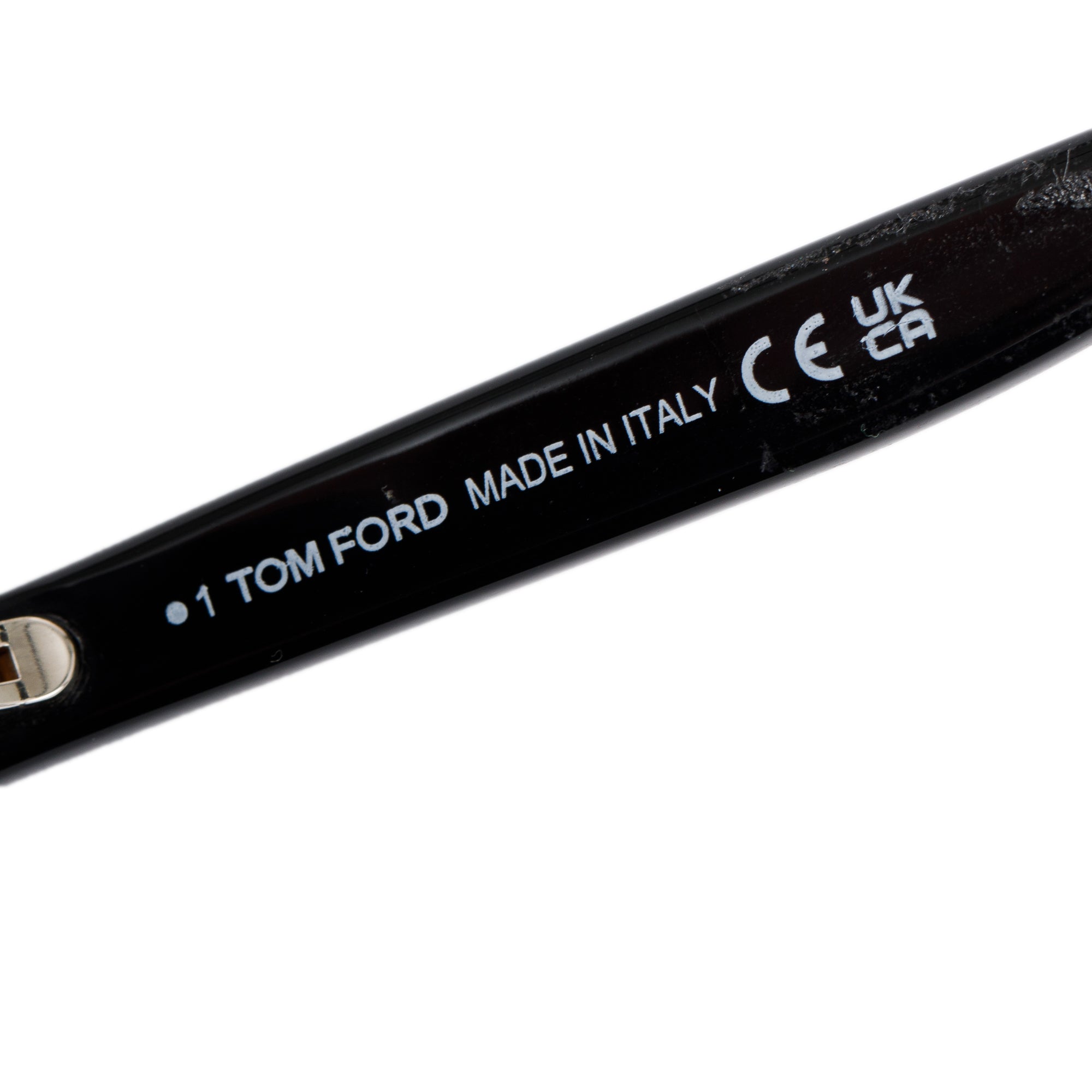 Tom Ford TF988 Black Acetate Camillo Pilot Sunglasses w/ Case