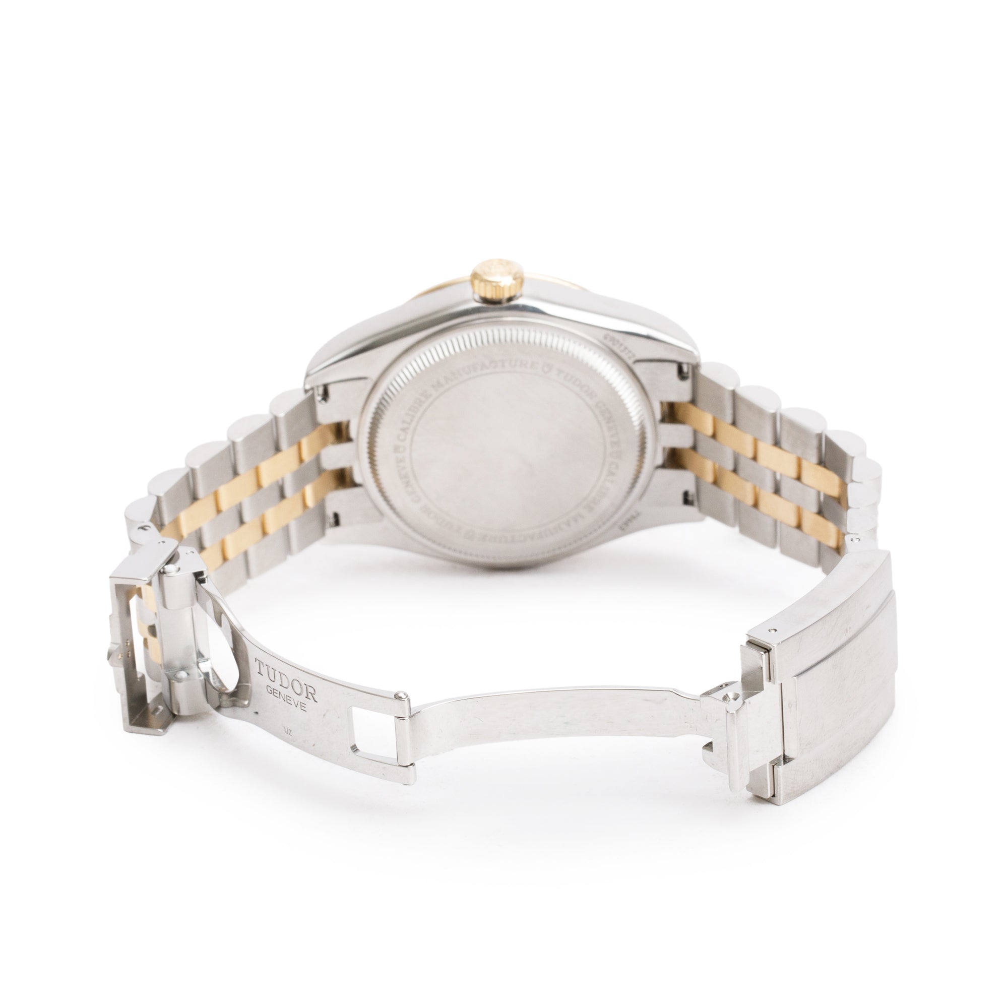 Tudor 2023 Stainless Steel & 18k Yellow Gold Black Bay Silver Diamond Dial 39 MM Automatic Watch 79663 w/ Box & Papers