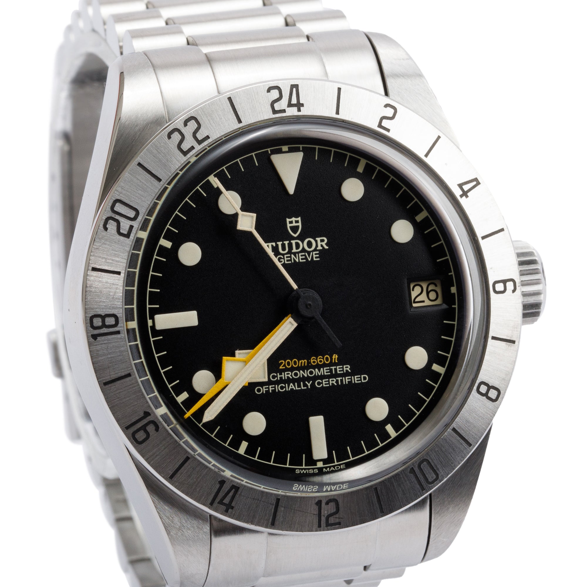 Tudor 2023 Stainless Steel Black Bay Pro 39 MM Automatic Watch w/ Box & Papers