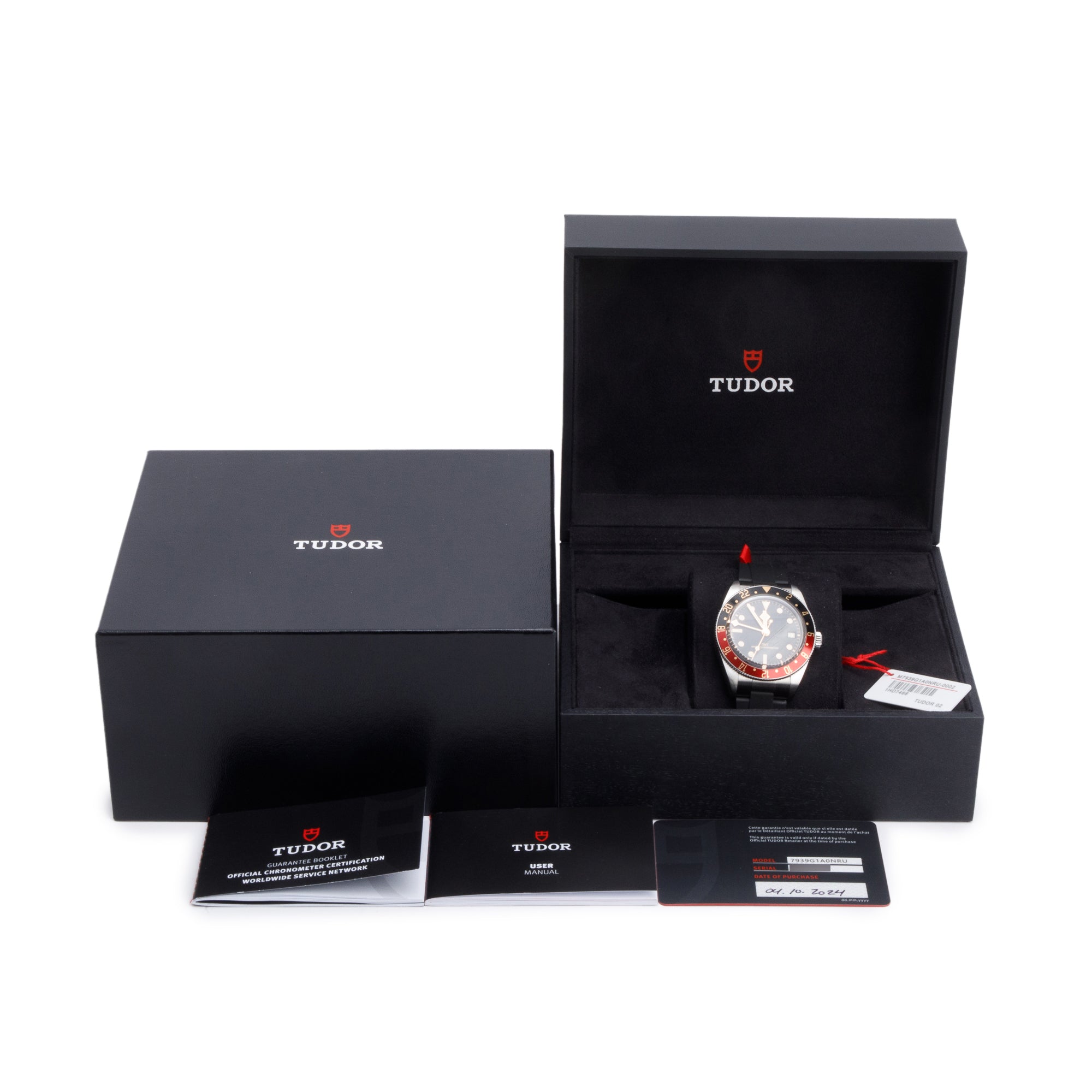 Tudor 2024 Stainless Steel Black Bay 58 GMT 39 MM Automatic Watch 7939G1A0NRU w/ Box & Papers