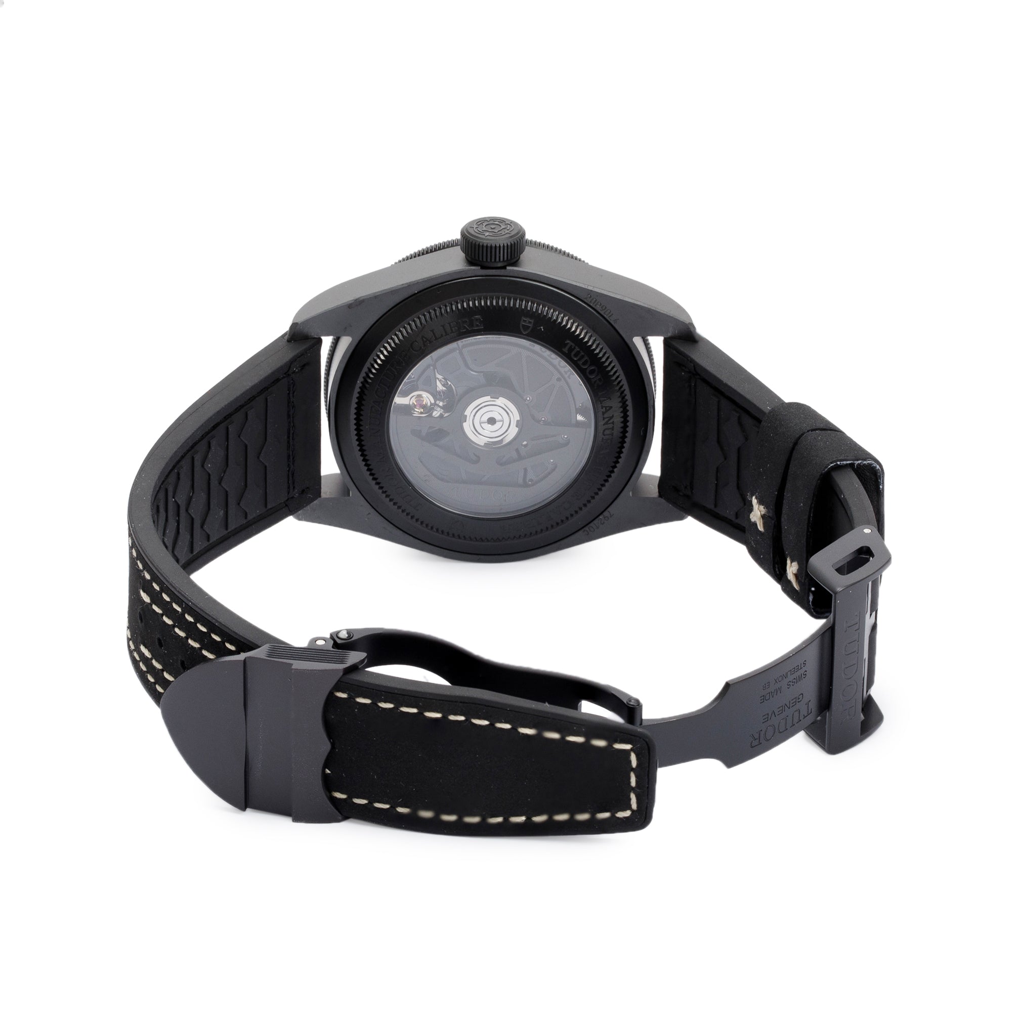 Tudor Black Ceramic Black Bay 41 MM Automatic Watch w/ Box, Papers & Extra Strap