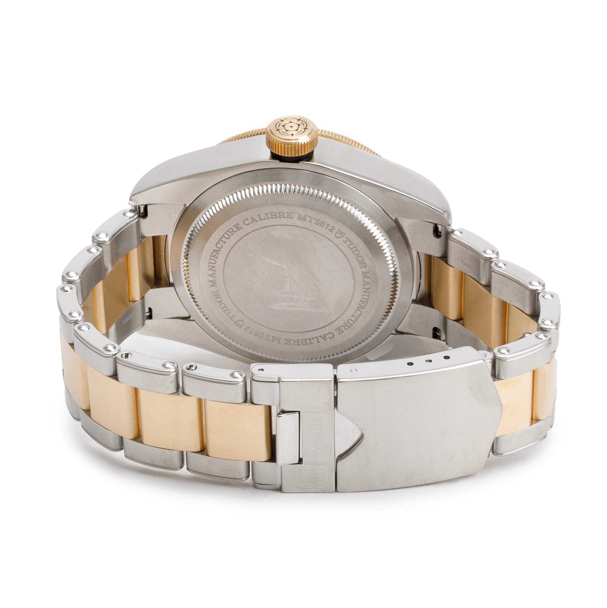 Tudor Stainless Steel & 18k Yellow Gold Black Bay 41 MM Automatic Watch 79733N w/ Box & Papers