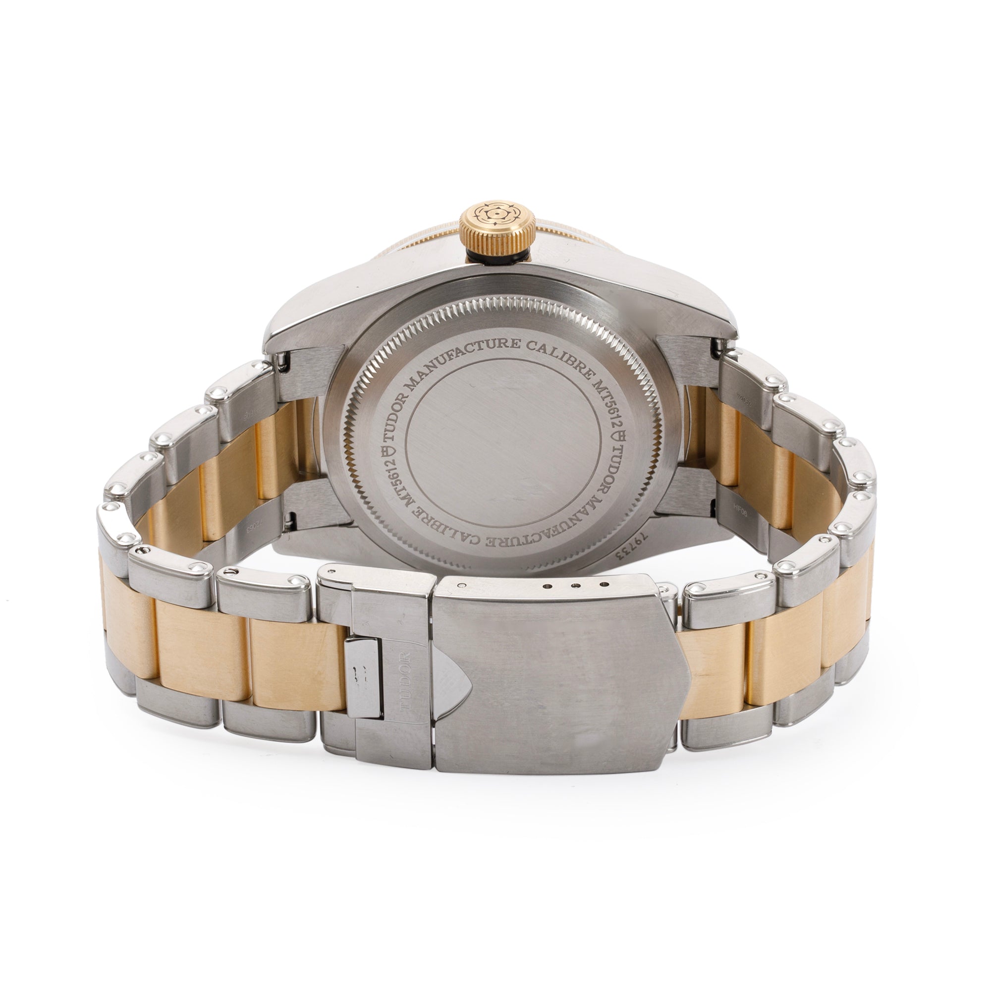 Tudor Stainless Steel & 18k Yellow Gold Black Bay 41 MM Automatic Watch w/ Box & Papers