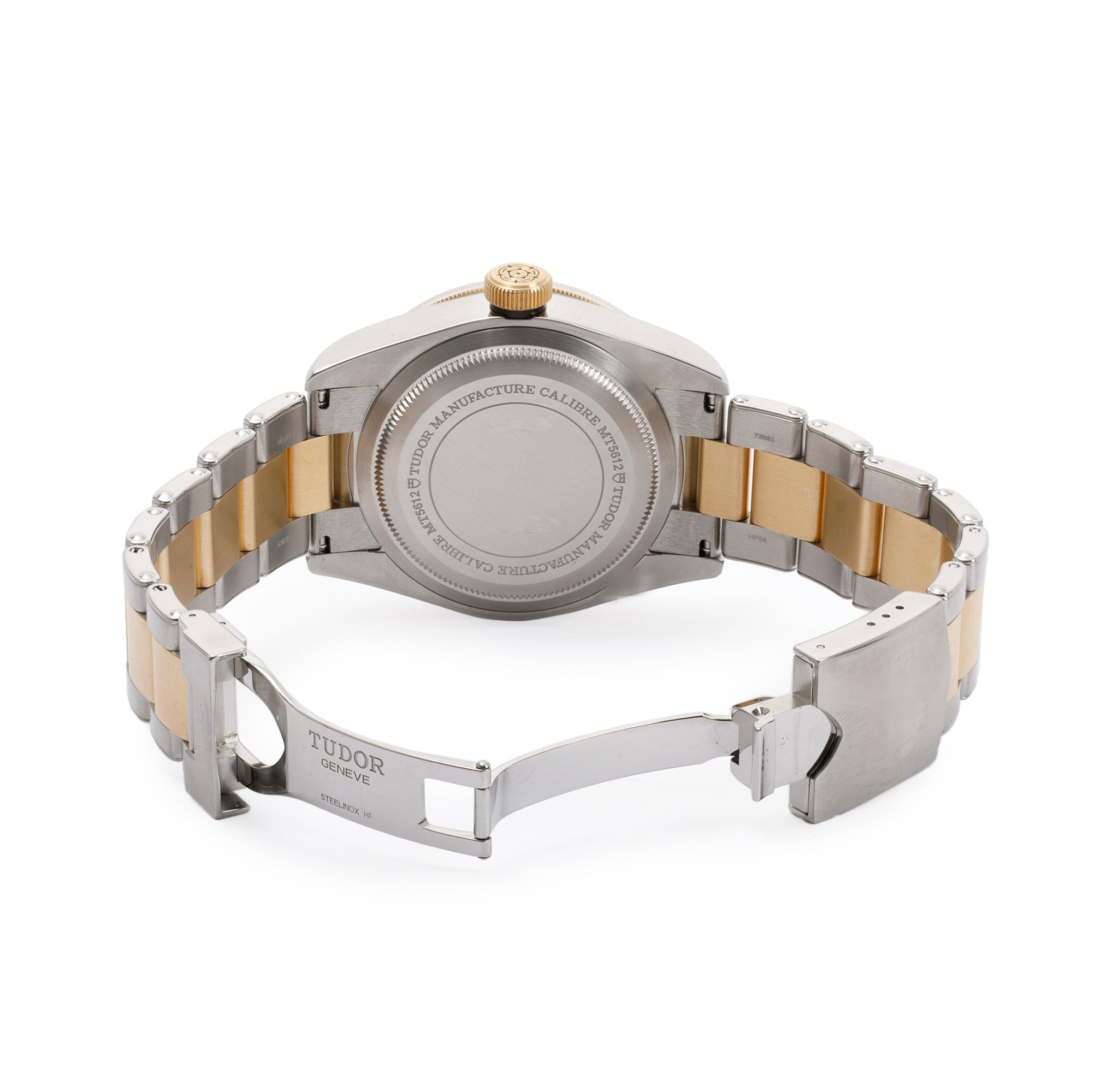 Tudor Stainless Steel & 18k Yellow Gold Black Bay 41 MM Automatic Watch w/ Box & Papers