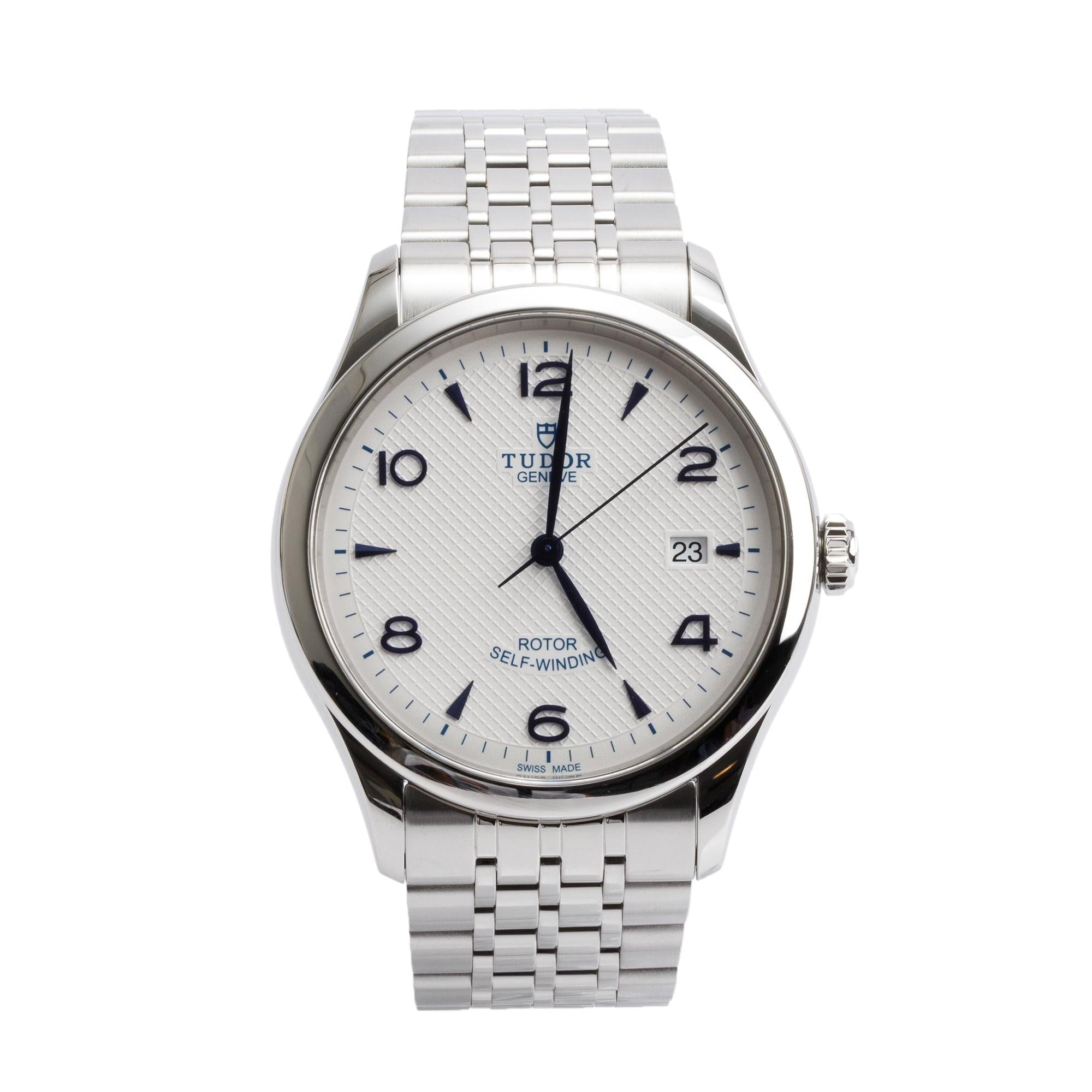 Tudor Stainless Steel 1926 39 MM Automatic Watch w/ Box & Papers
