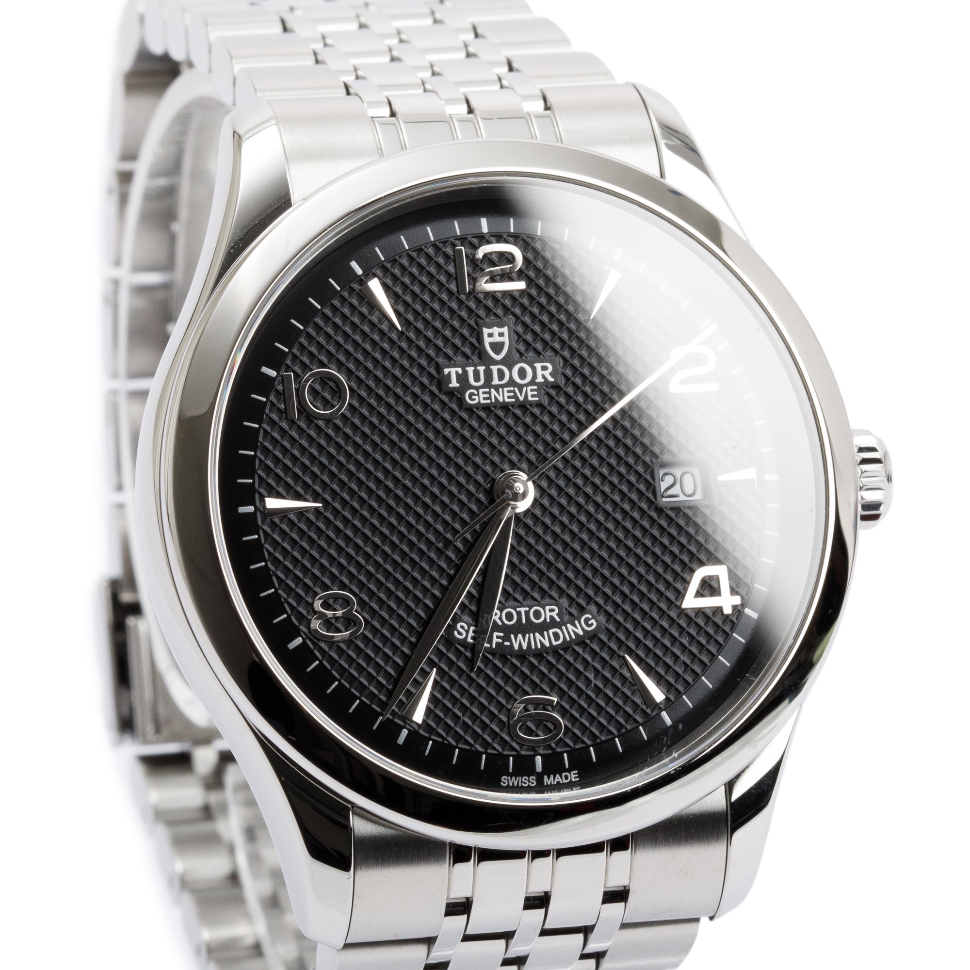 Tudor Stainless Steel 1926 41 MM Automatic Watch w/ Box & Papers