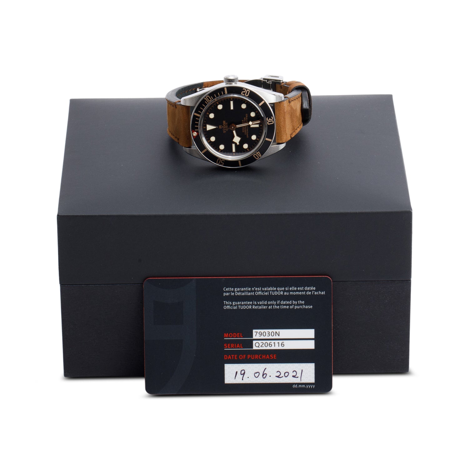Tudor Stainless Steel Black Bay Fifty-Eight 39 MM Automatic Watch 79030N w/ Box & Papers