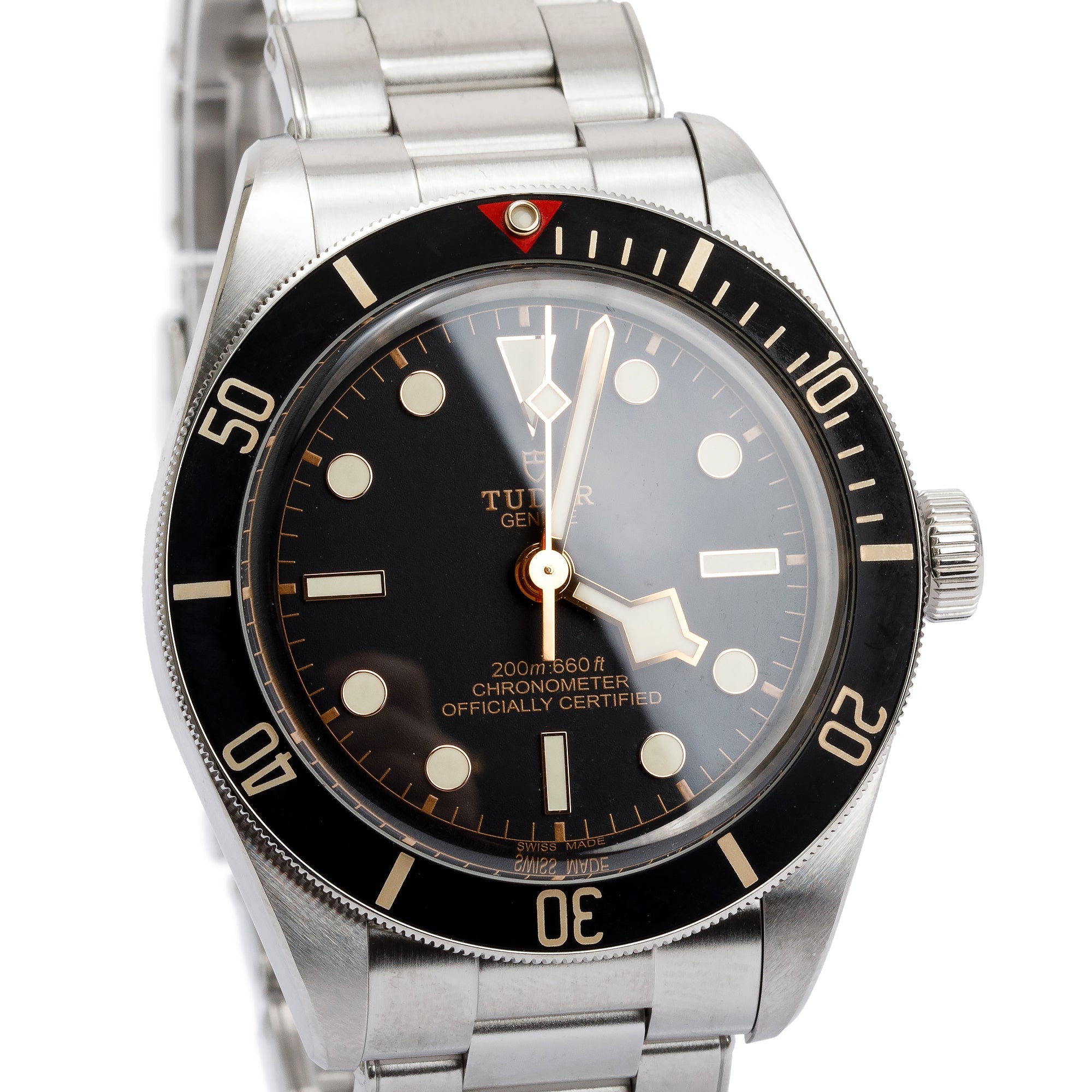 Tudor Stainless Steel Black Bay Fifty-Eight 39 MM Automatic Watch w/ Card