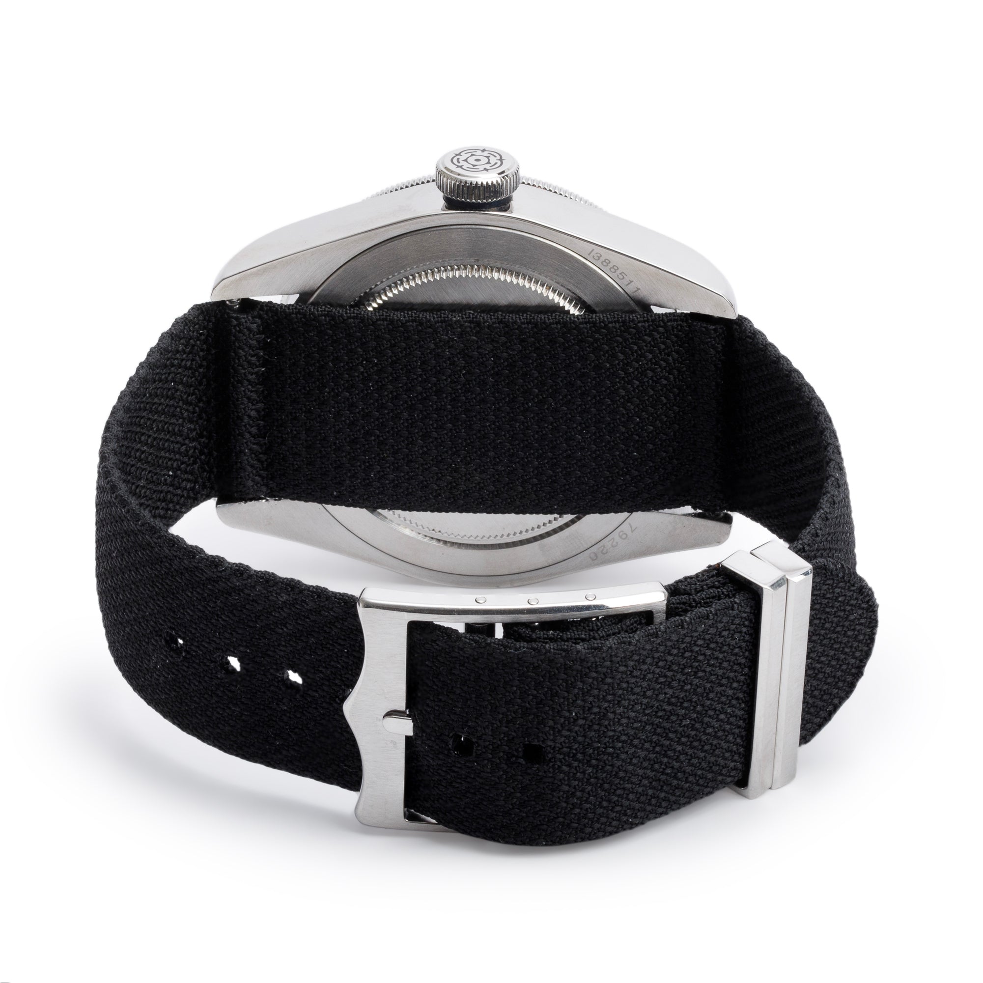 Tudor Stainless Steel Black Bay Heritage 41 MM Automatic Watch 79220B w/ Box, Papers & Extra Leather Strap