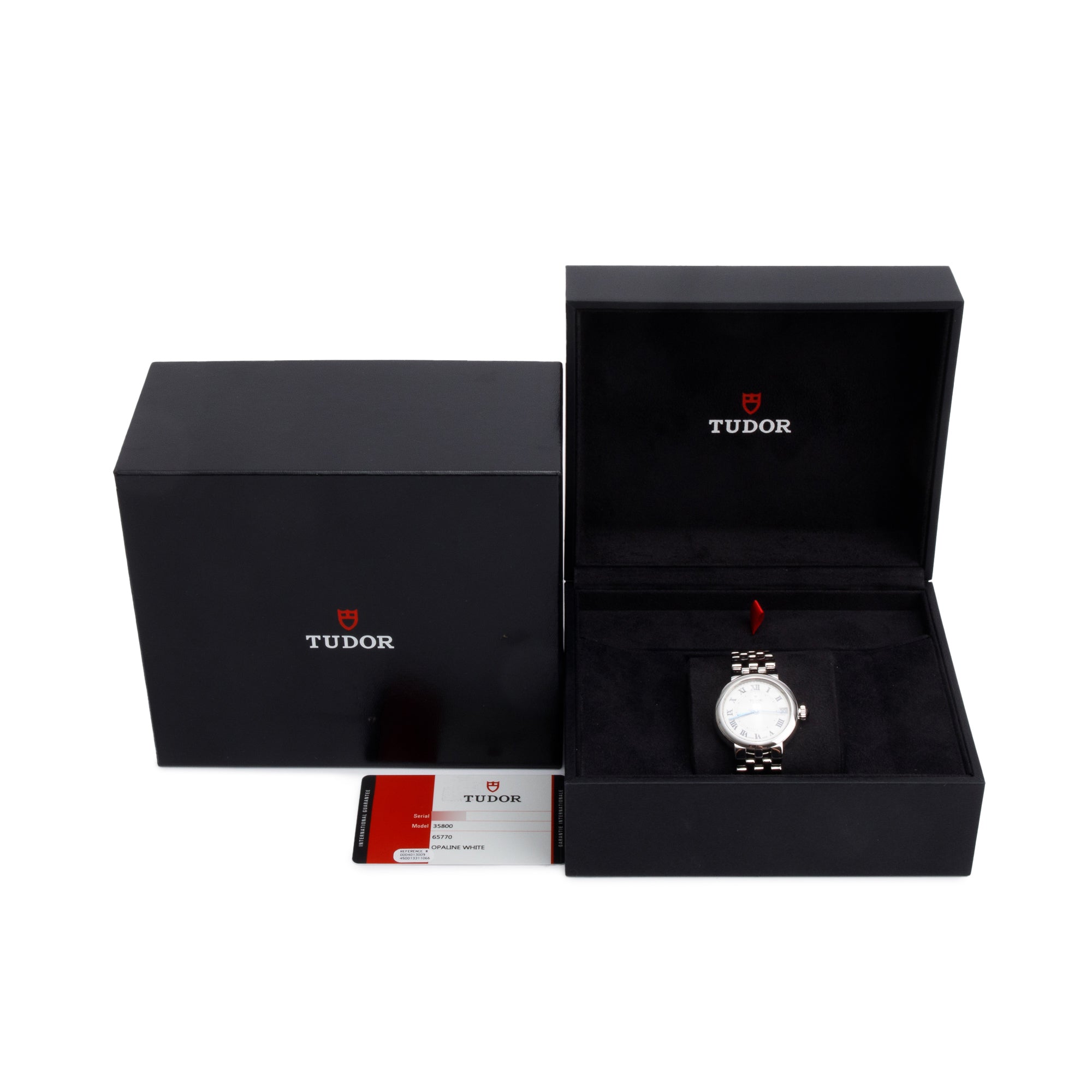 Tudor Stainless Steel Clair de Rose 34 MM Automatic Watch 35800 w/ Box & Papers