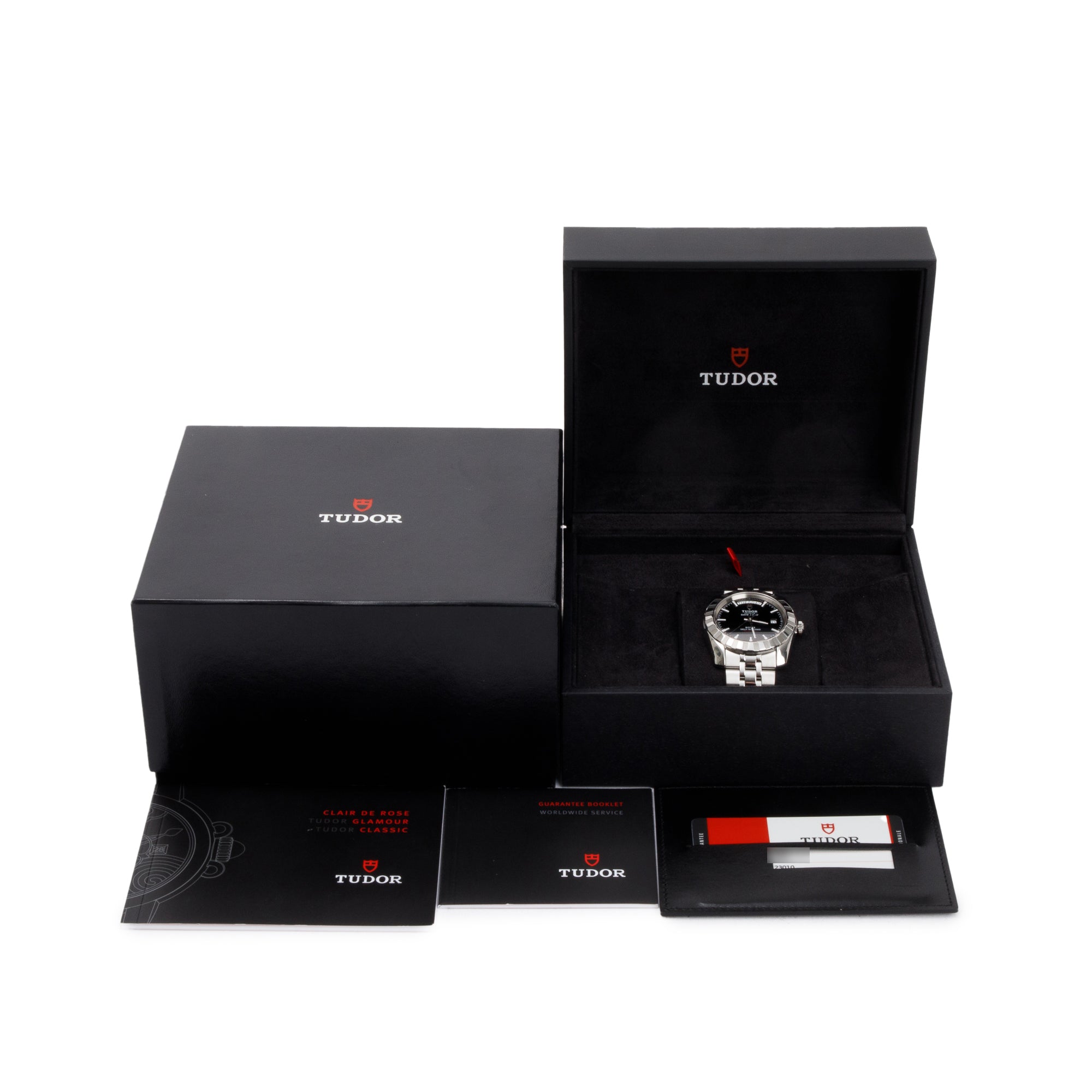 Tudor Stainless Steel Day Date 40 MM Classic Automatic Watch w/ Box & Papers