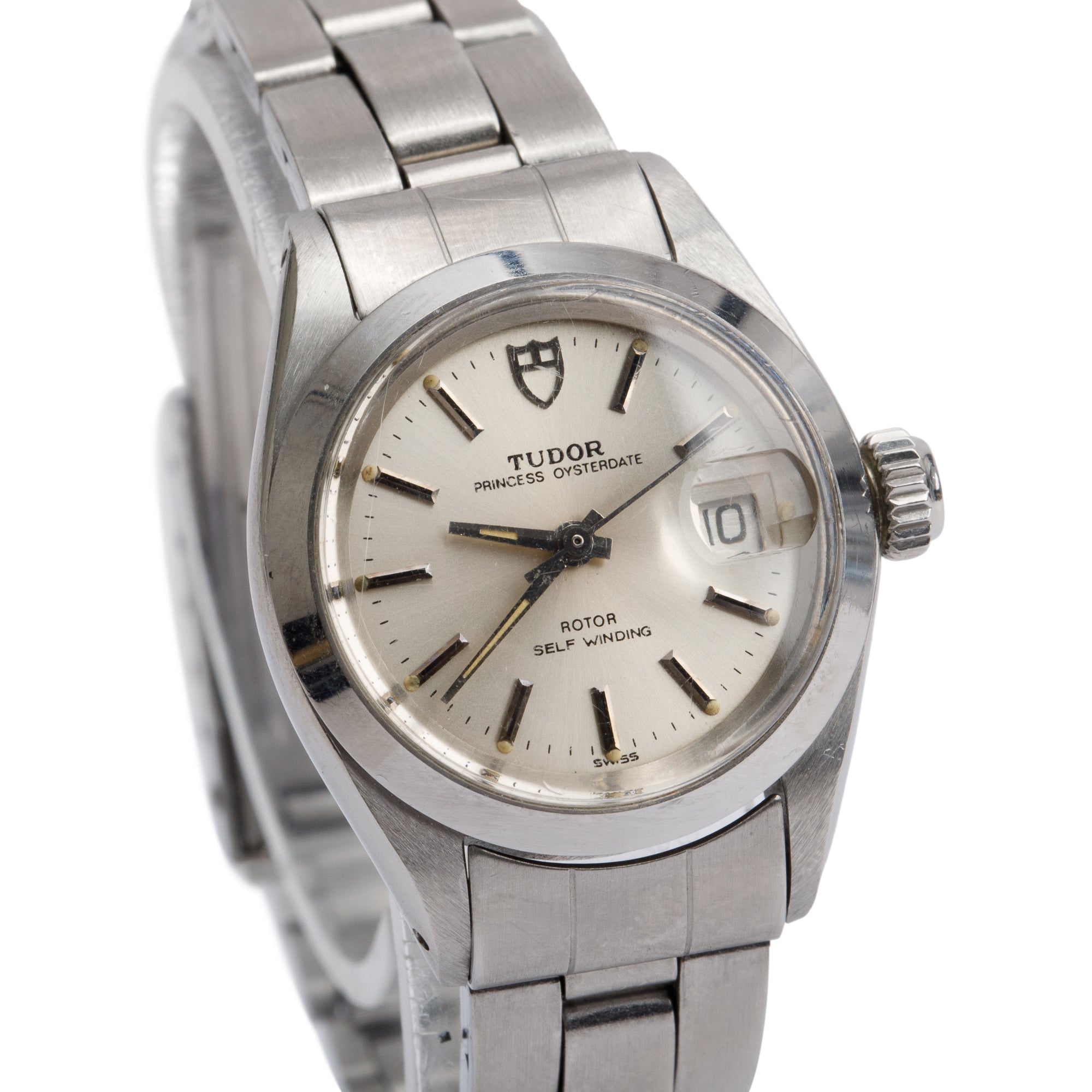Tudor Stainless Steel Princess Oysterdate 25 MM Automatic Watch 92400