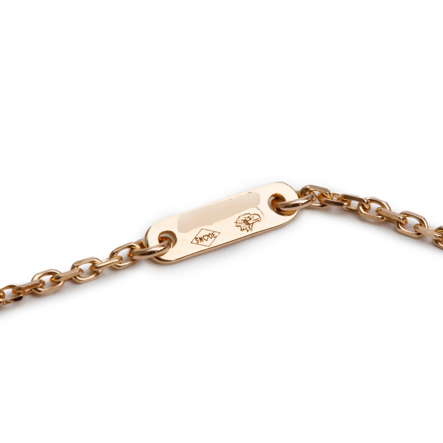Van Cleef & Arpels 2023 18k Rose Gold Sweet Alhambra Carnelian Pendant Necklace w/ Box, Receipt & Certificate