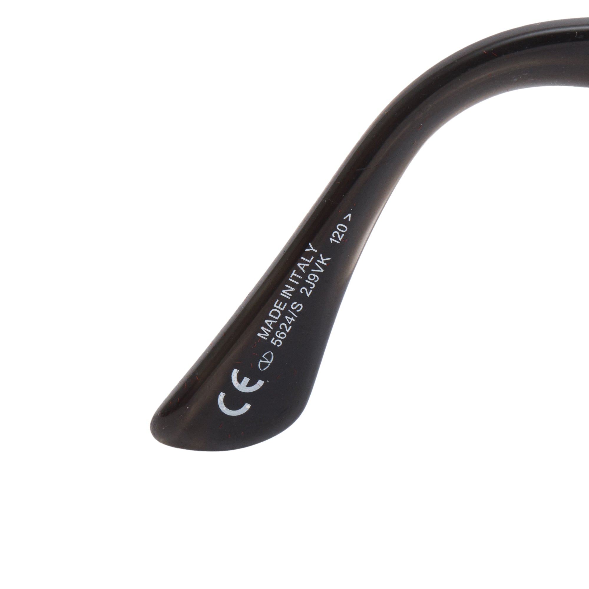 Valentino 5624/S Black Acetate Crystal Flower Shield Sunglasses w/ Case