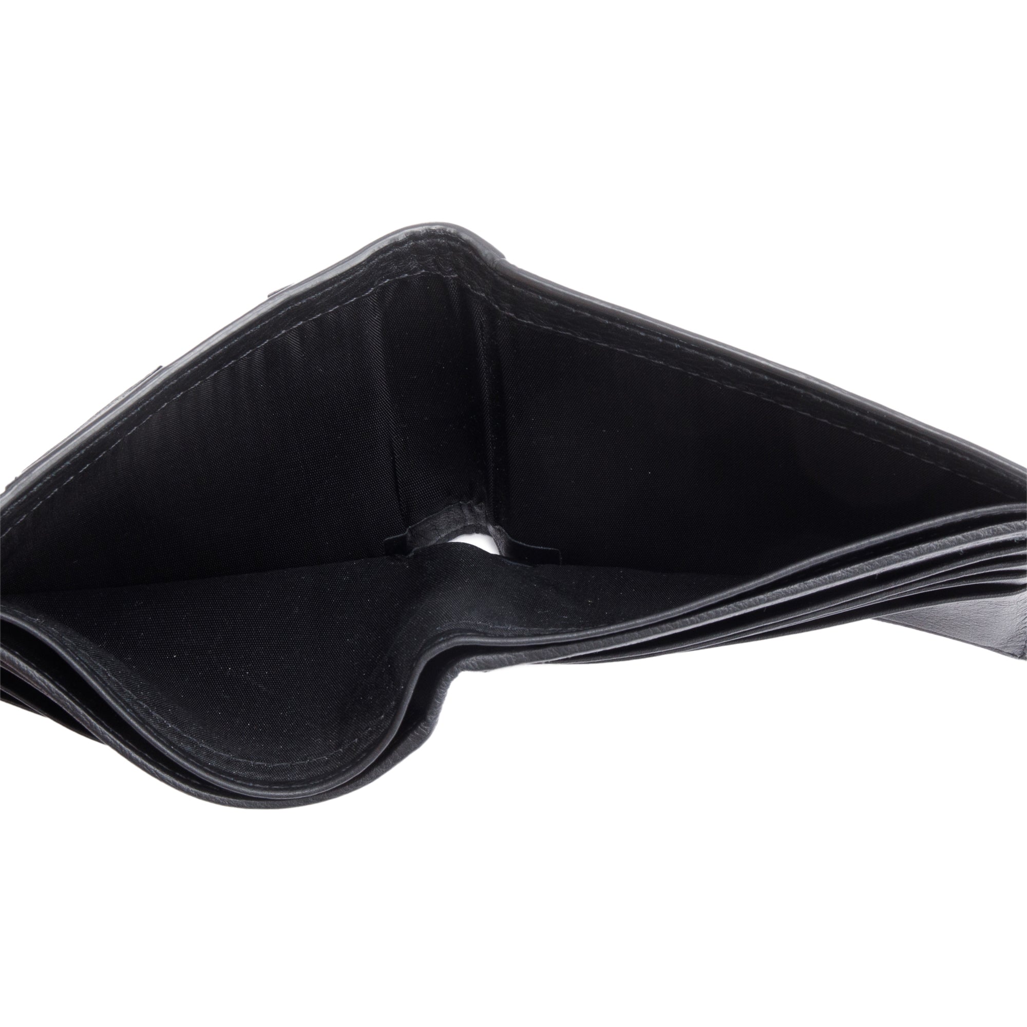 Valentino Black Calfskin Go Logo Bifold Wallet w/ Box