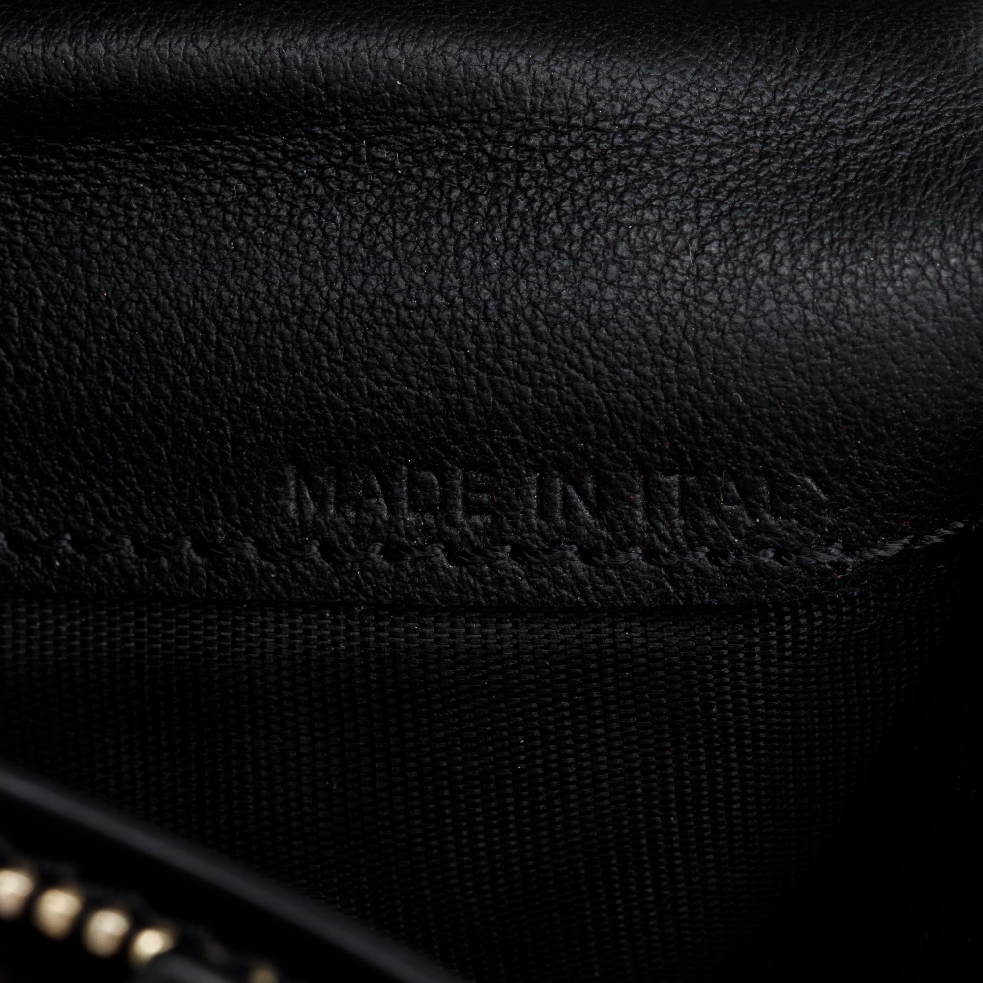 Valentino Black Calfskin Leather Rockstud Compact Wallet