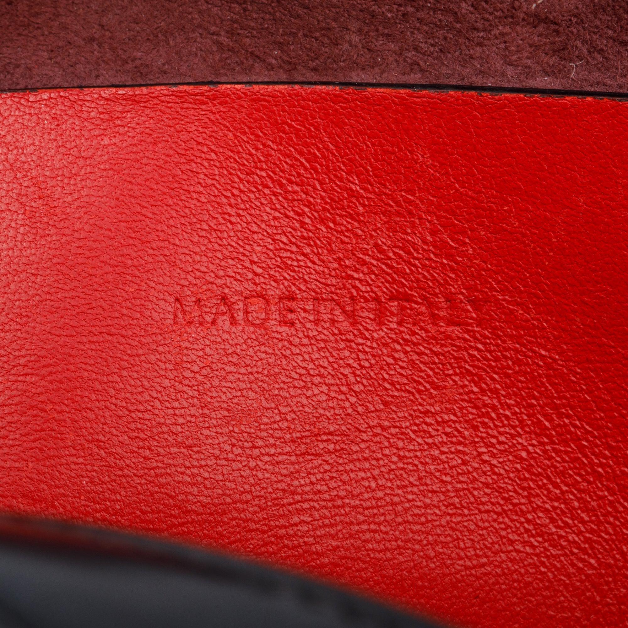 Valentino Black Calfskin Leather Vlogo Walk Crossbody Bag