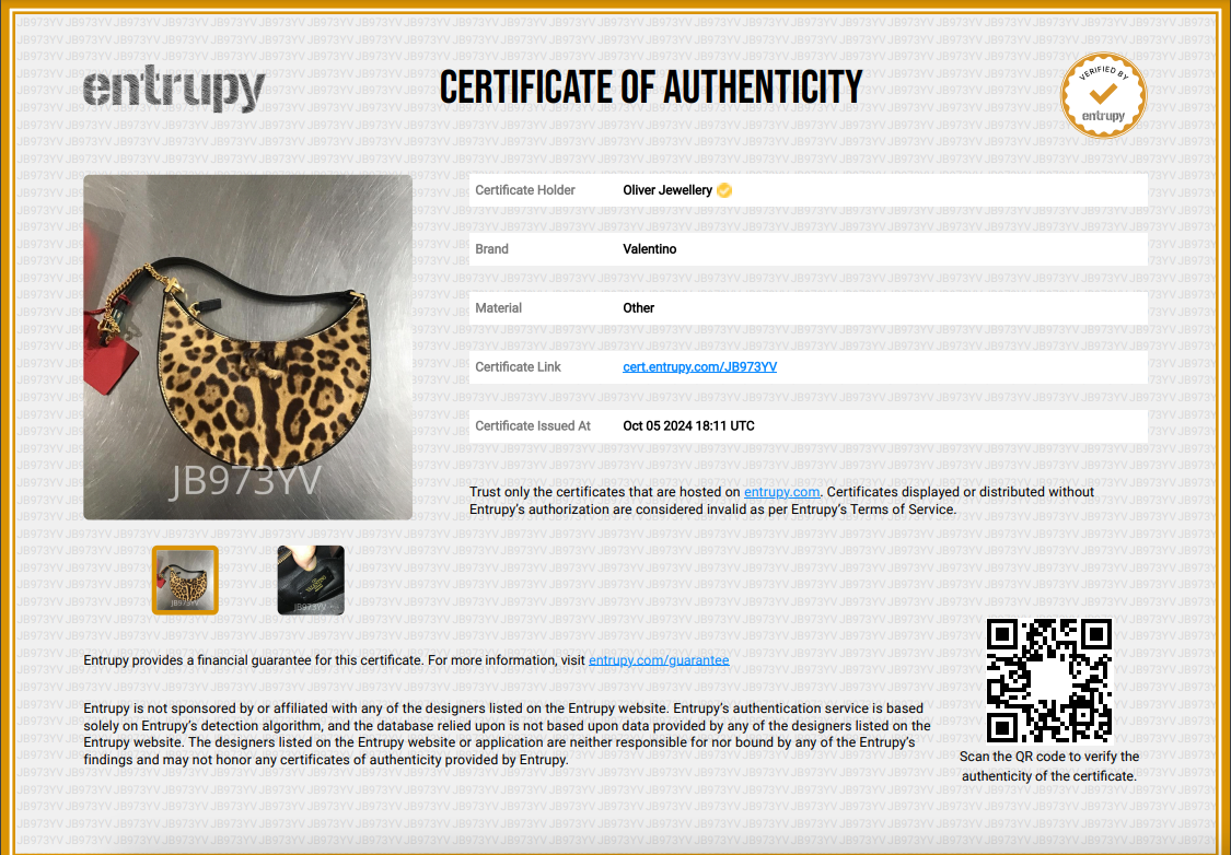 Valentino Calf Hair Leopard Print Mini Vlogo Hobo Bag w/ Box