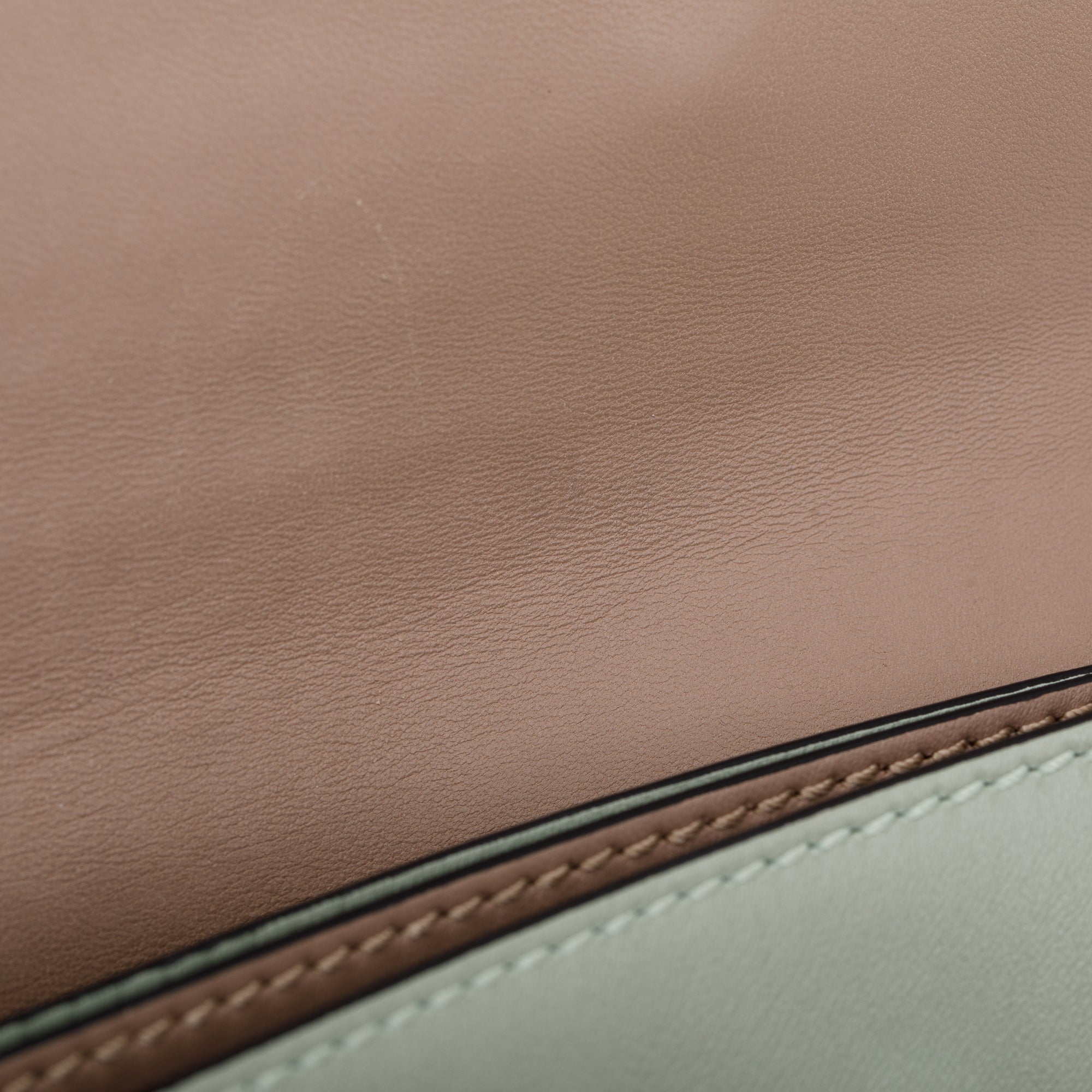 Valentino Green Calfskin Leather Rockstud Wristlet Clutch