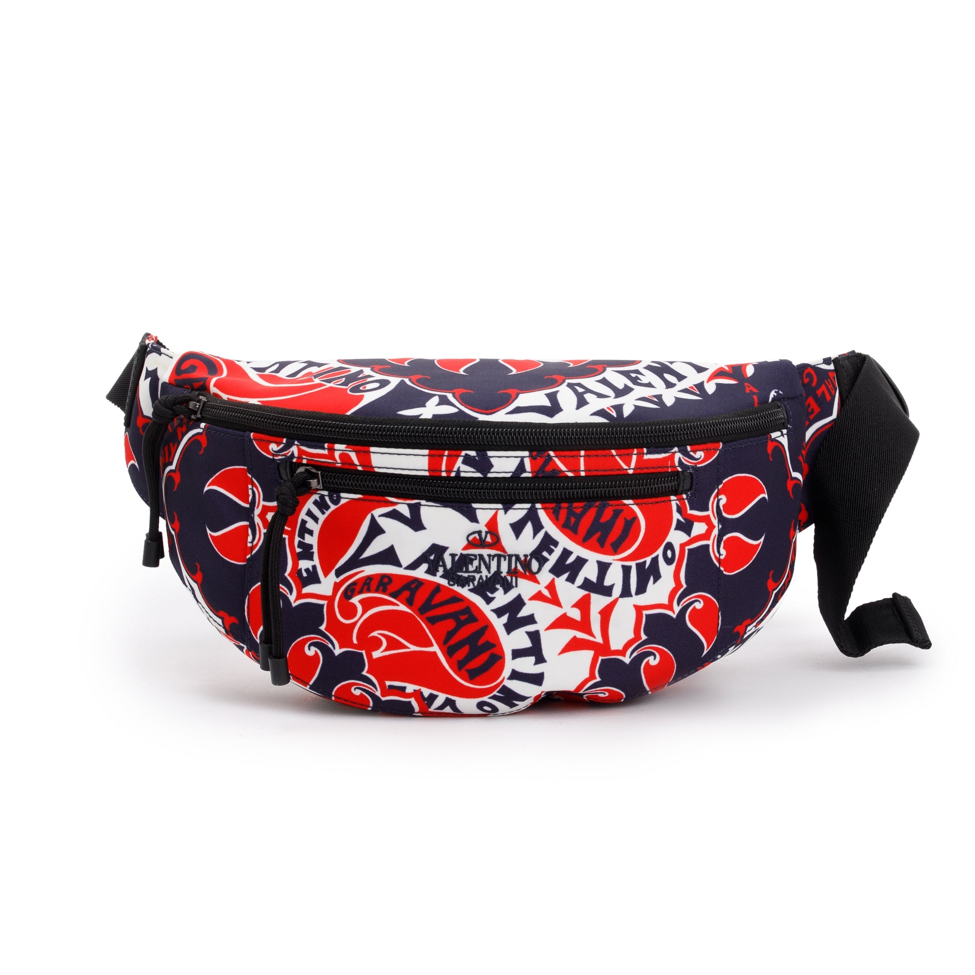 Valentino Multicolour Printed Nylon Wait Bag