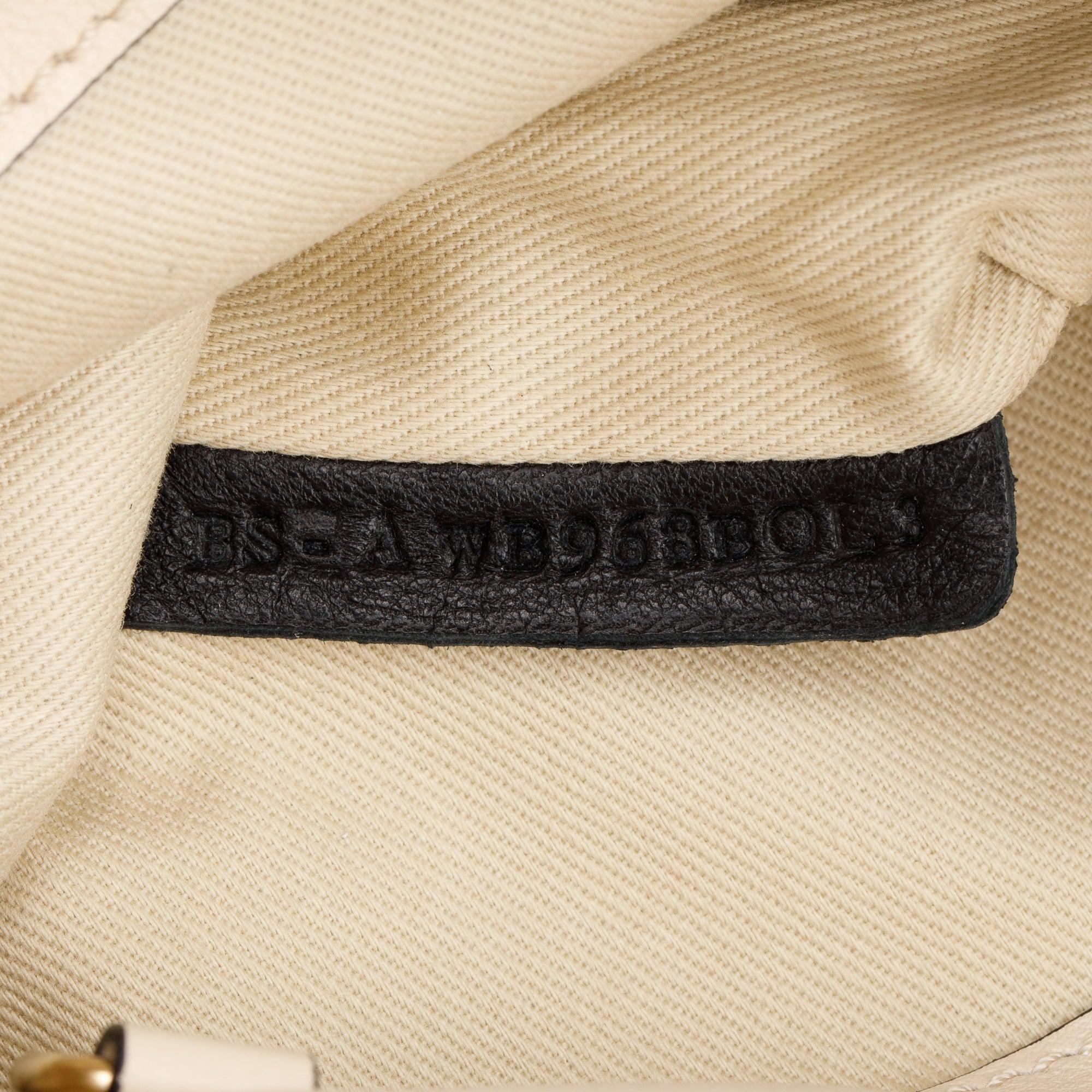 Valentino Neutral Calfskin Leather Rockstud Foldover Crossbody