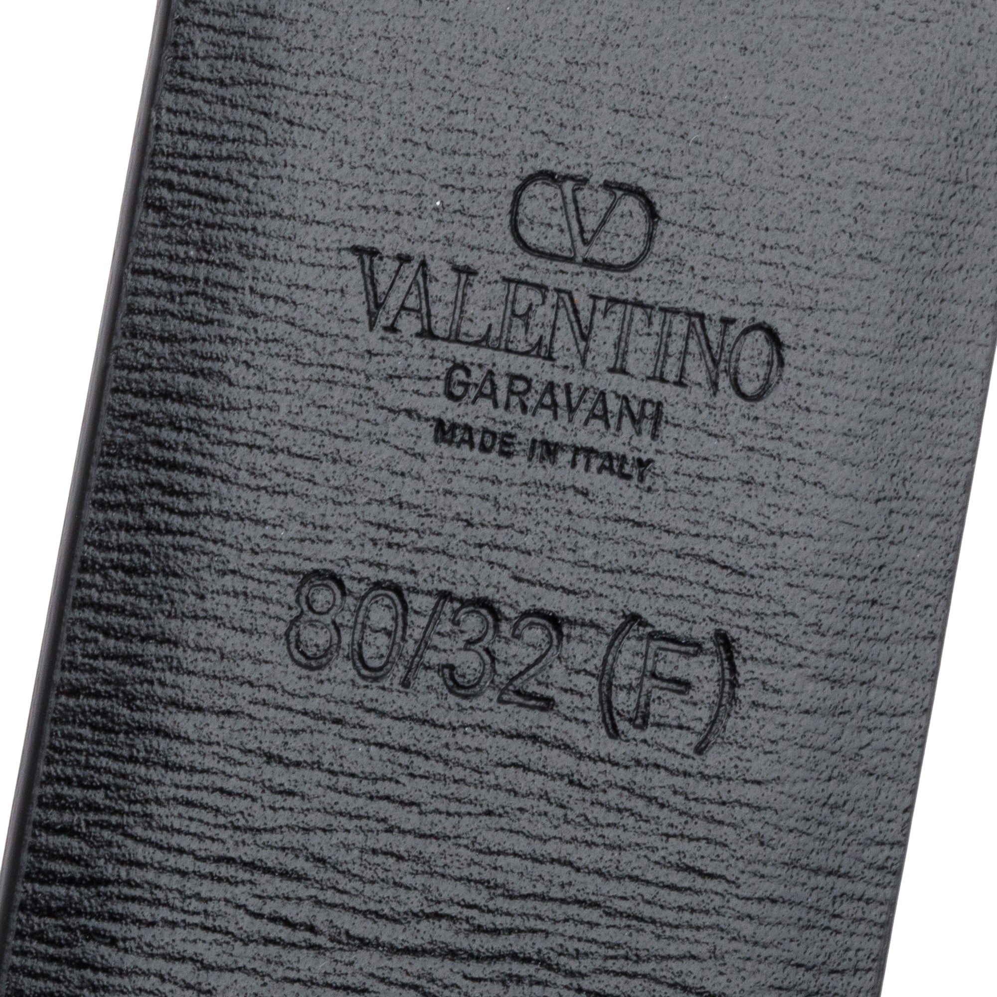 Valentino Saddle Brown/Black Calfskin Reversible Vlogo Signature 30 MM Leather Belt, 80 32