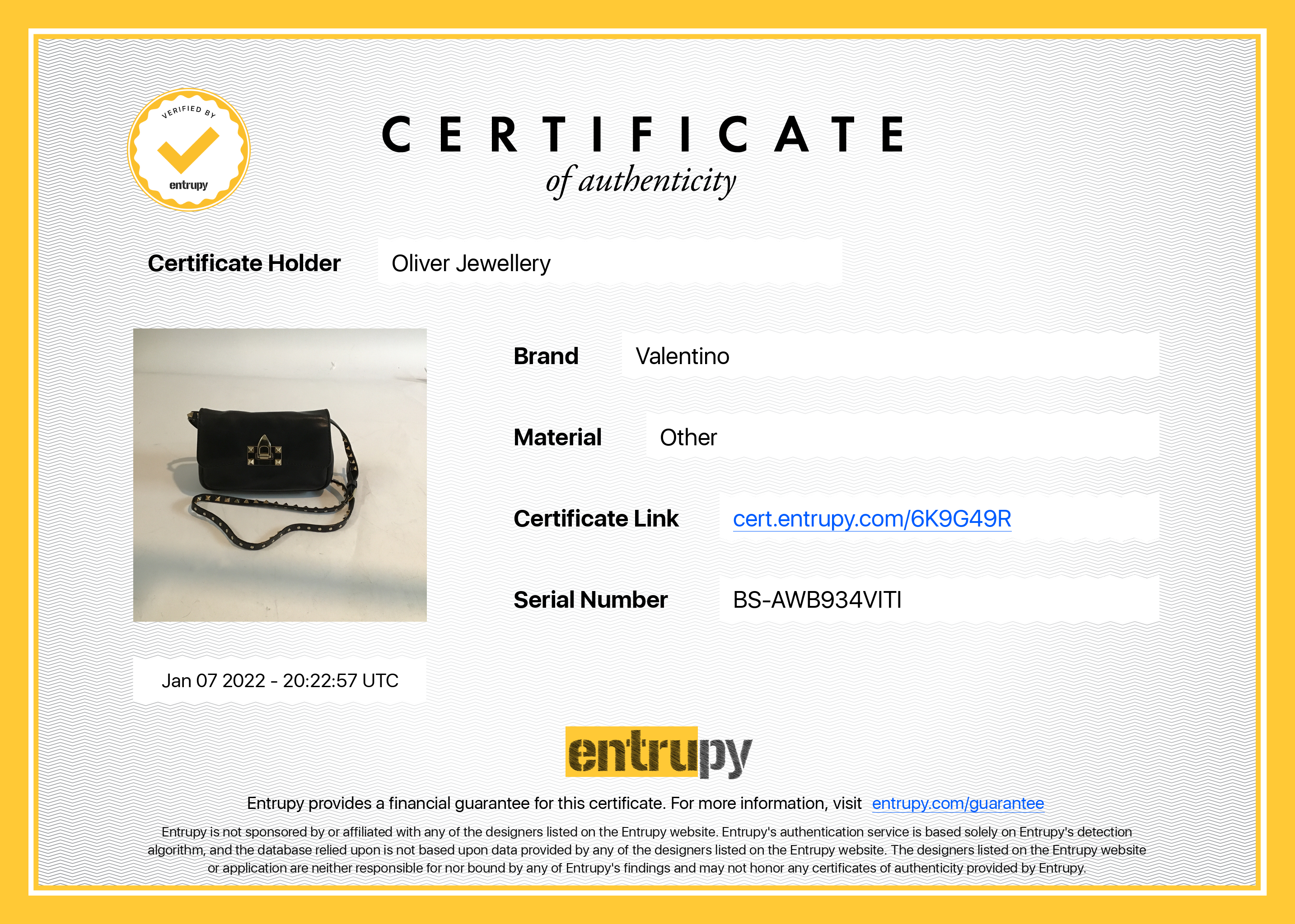 Valentino Small Rockstud Leather Crossbody Bag