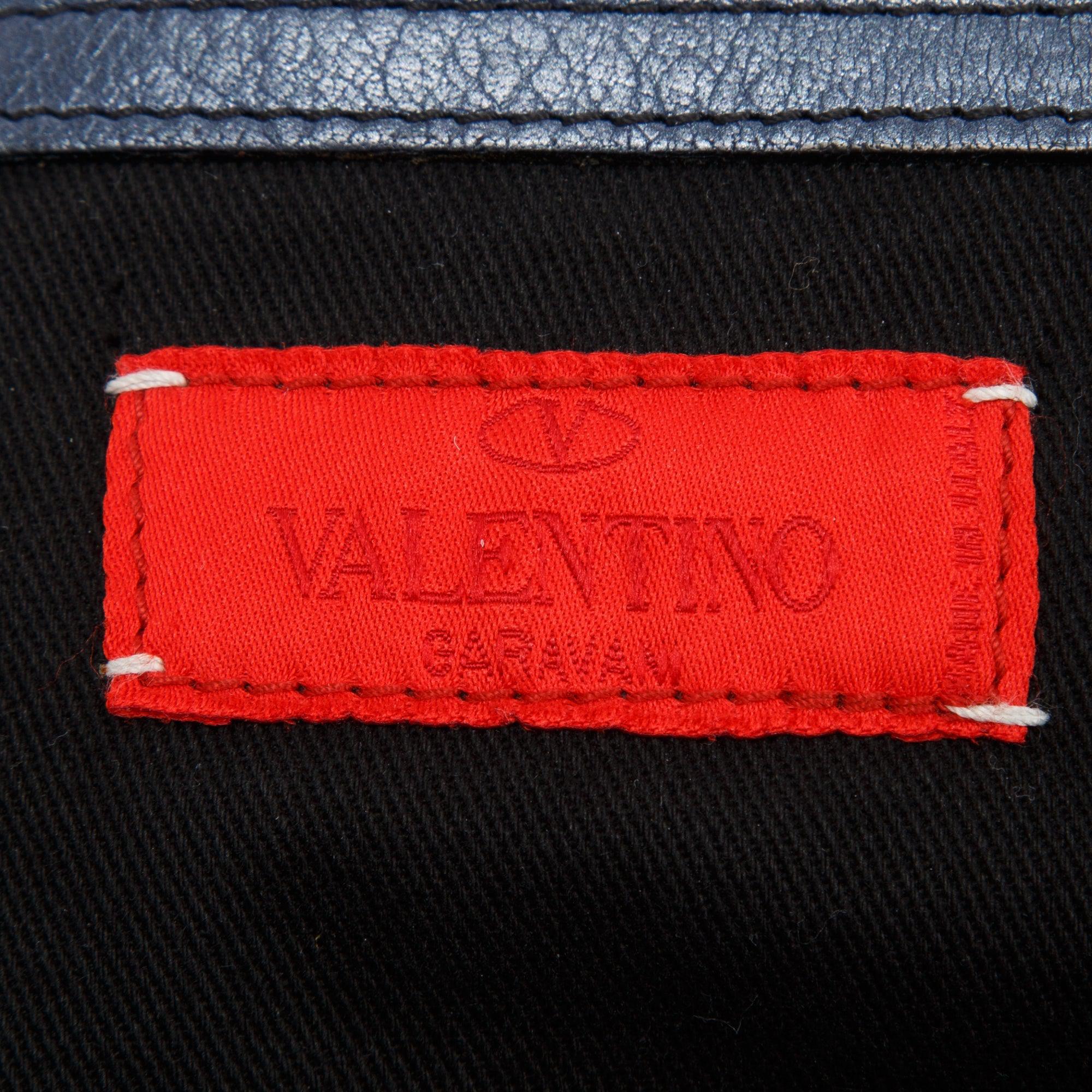 Valentino V-Logo Leather Shoulder Bag